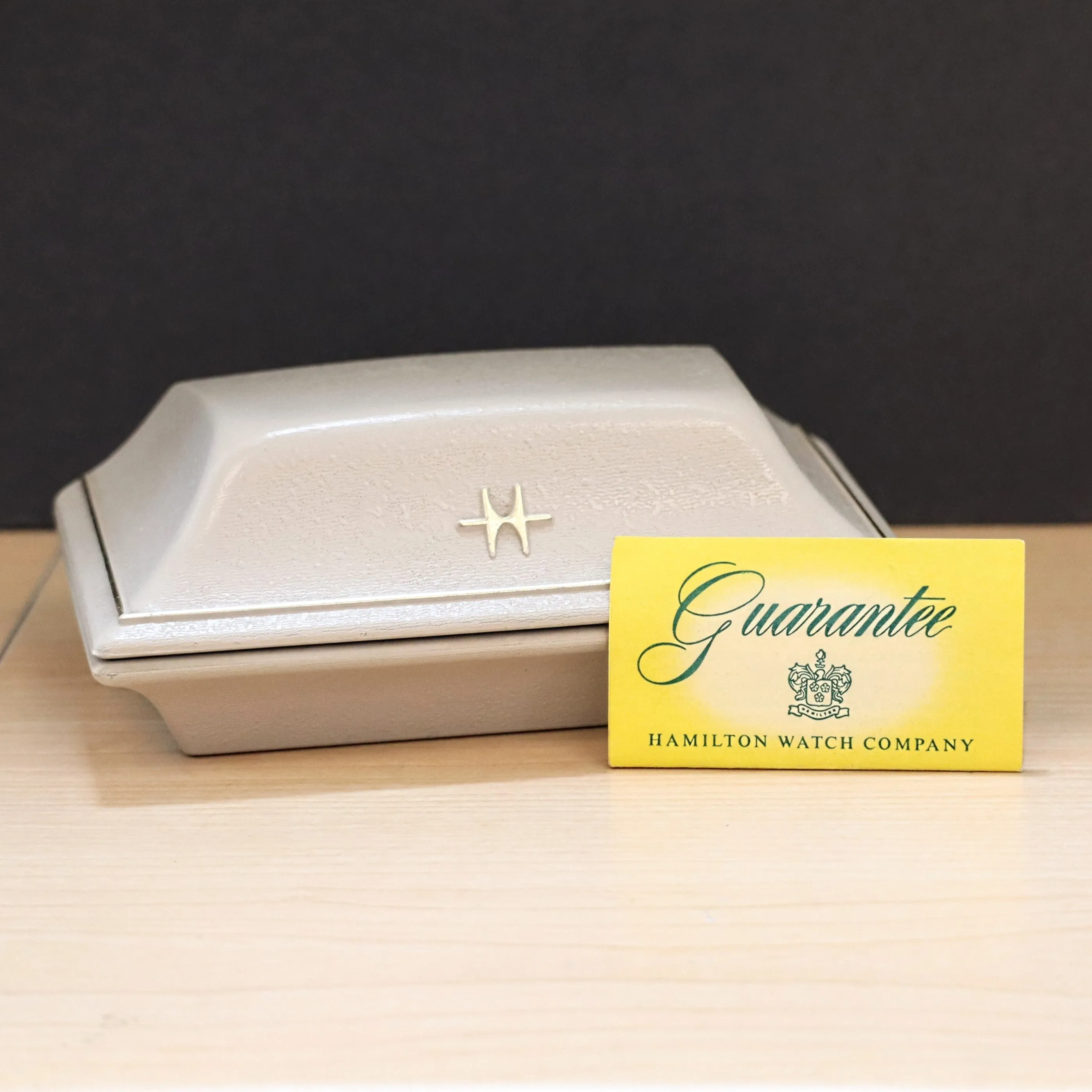 1949 HAMILTON Forbes Watch Cal. 747 17 Jewels U.S.A. 14K G.F. Wristwatch - In Original Box!