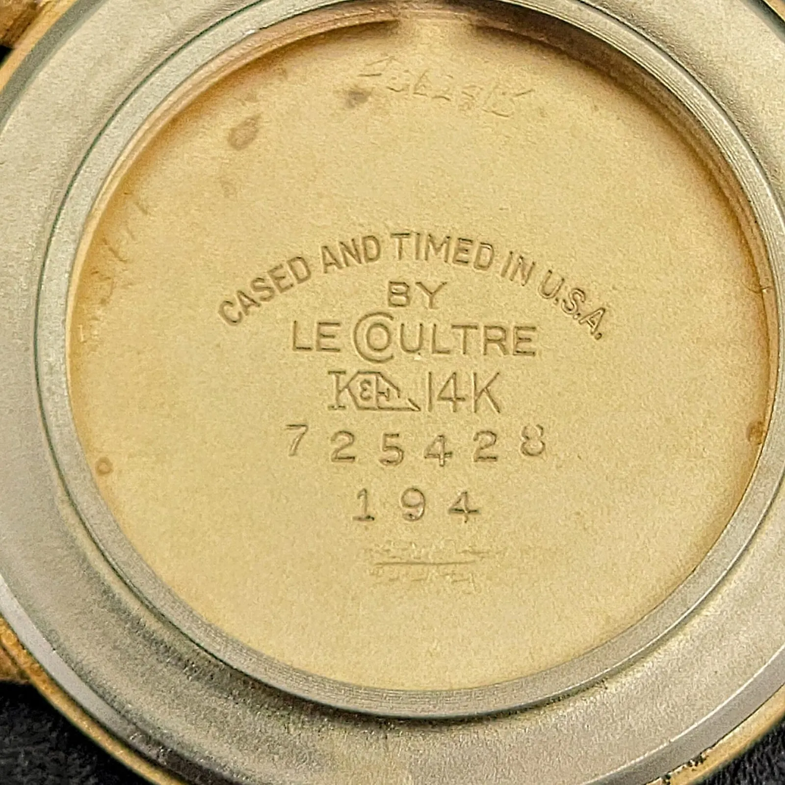 1962 Jaeger-LeCoultre Watch 14K Solid Gold