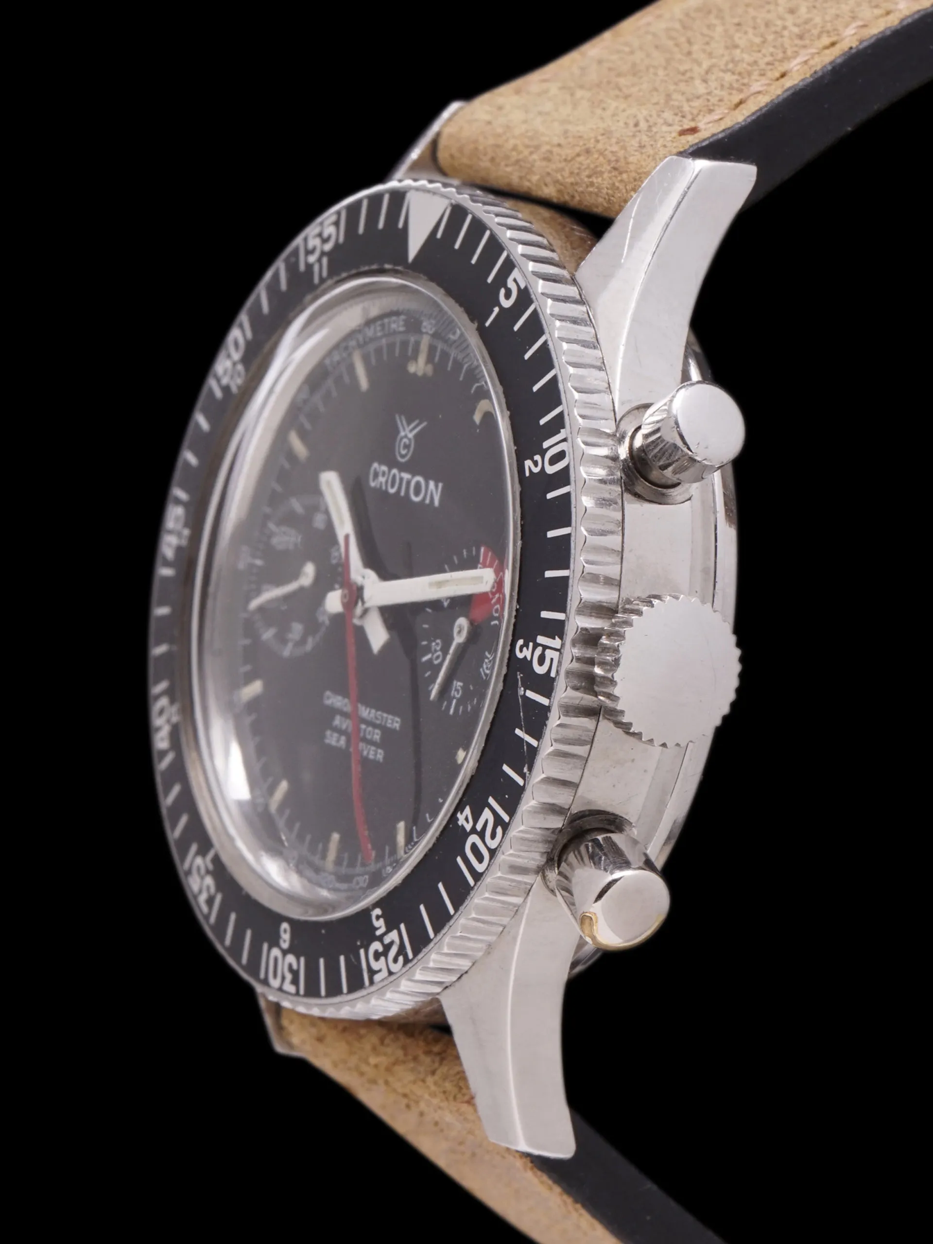 1970s Croton Aviator Sea Diver Chronograph (Ref. 106/903006)