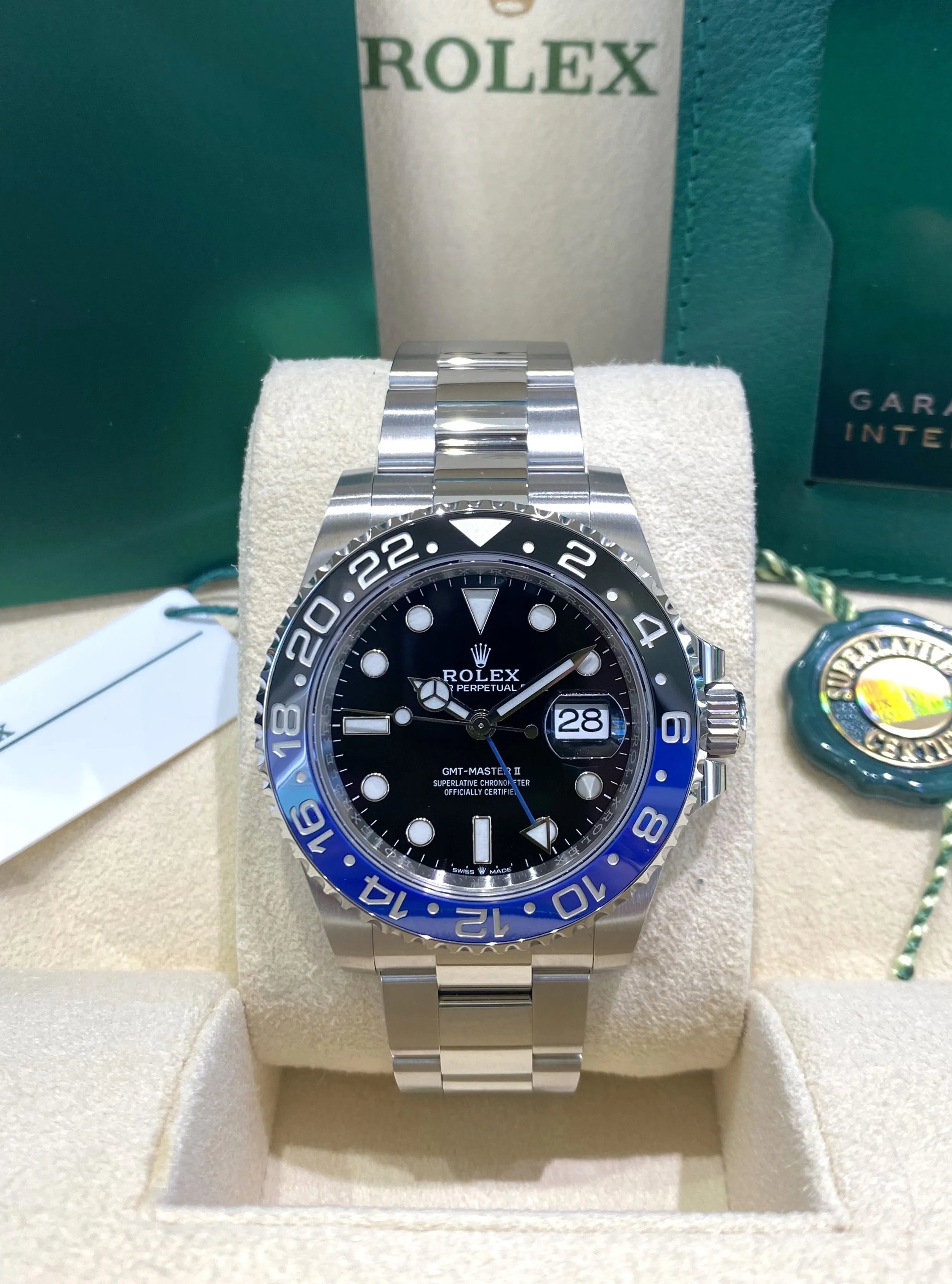 2022 Rolex GMT-Master II Batman 126710BLNR