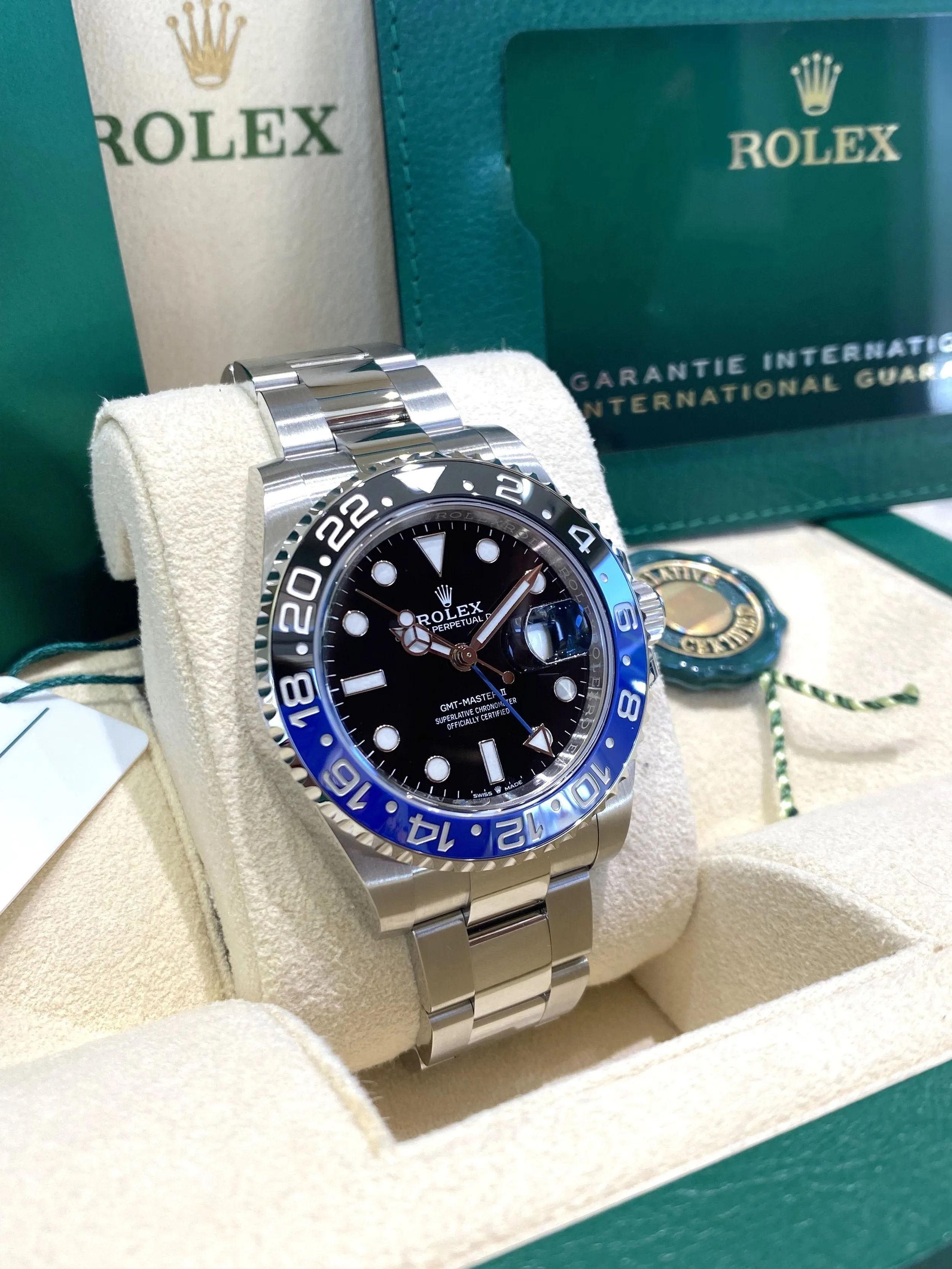 2022 Rolex GMT-Master II Batman 126710BLNR