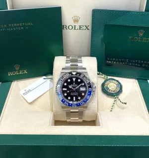 2022 Rolex GMT-Master II Batman 126710BLNR