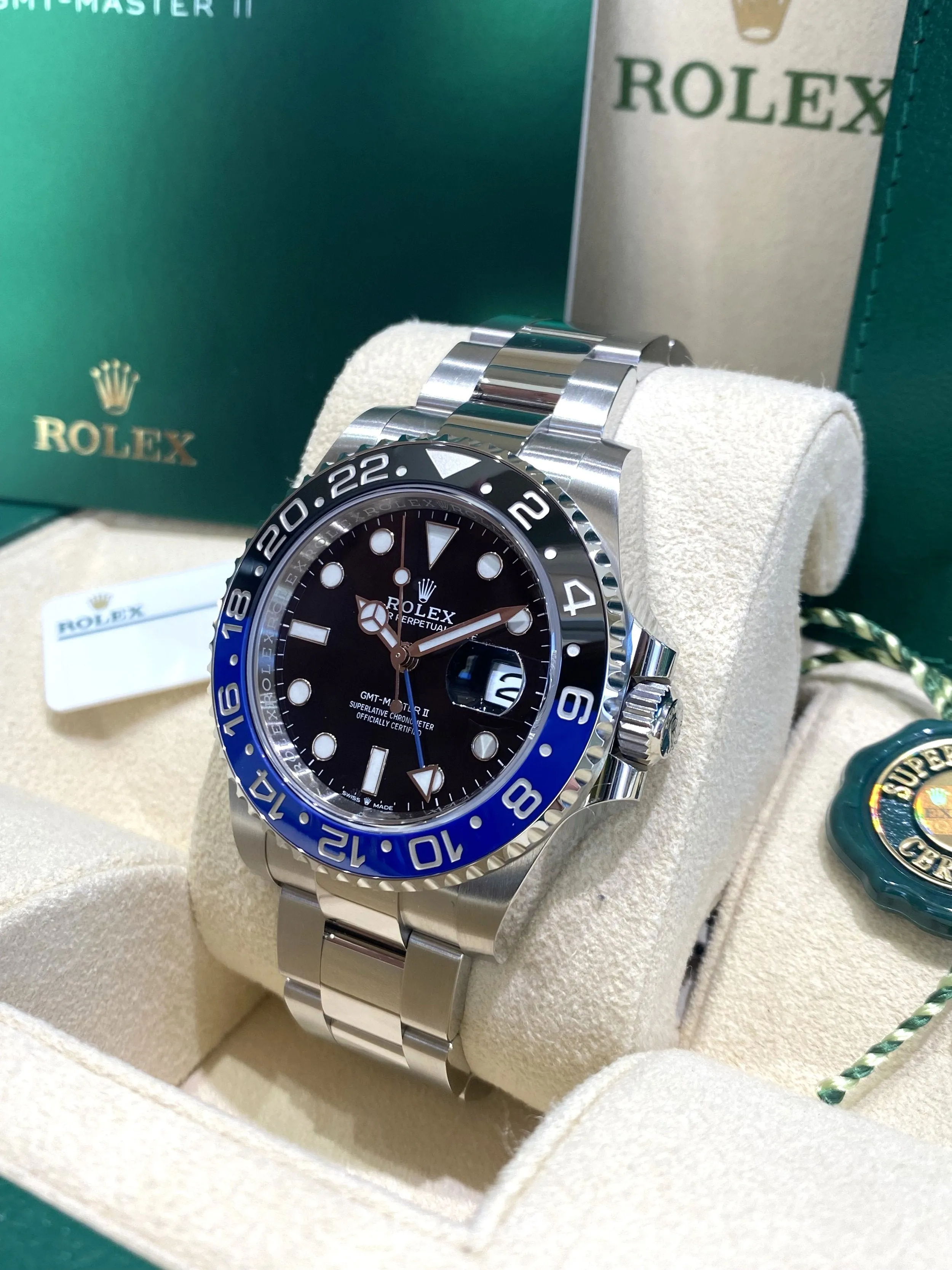 2022 Rolex GMT-Master II Batman 126710BLNR