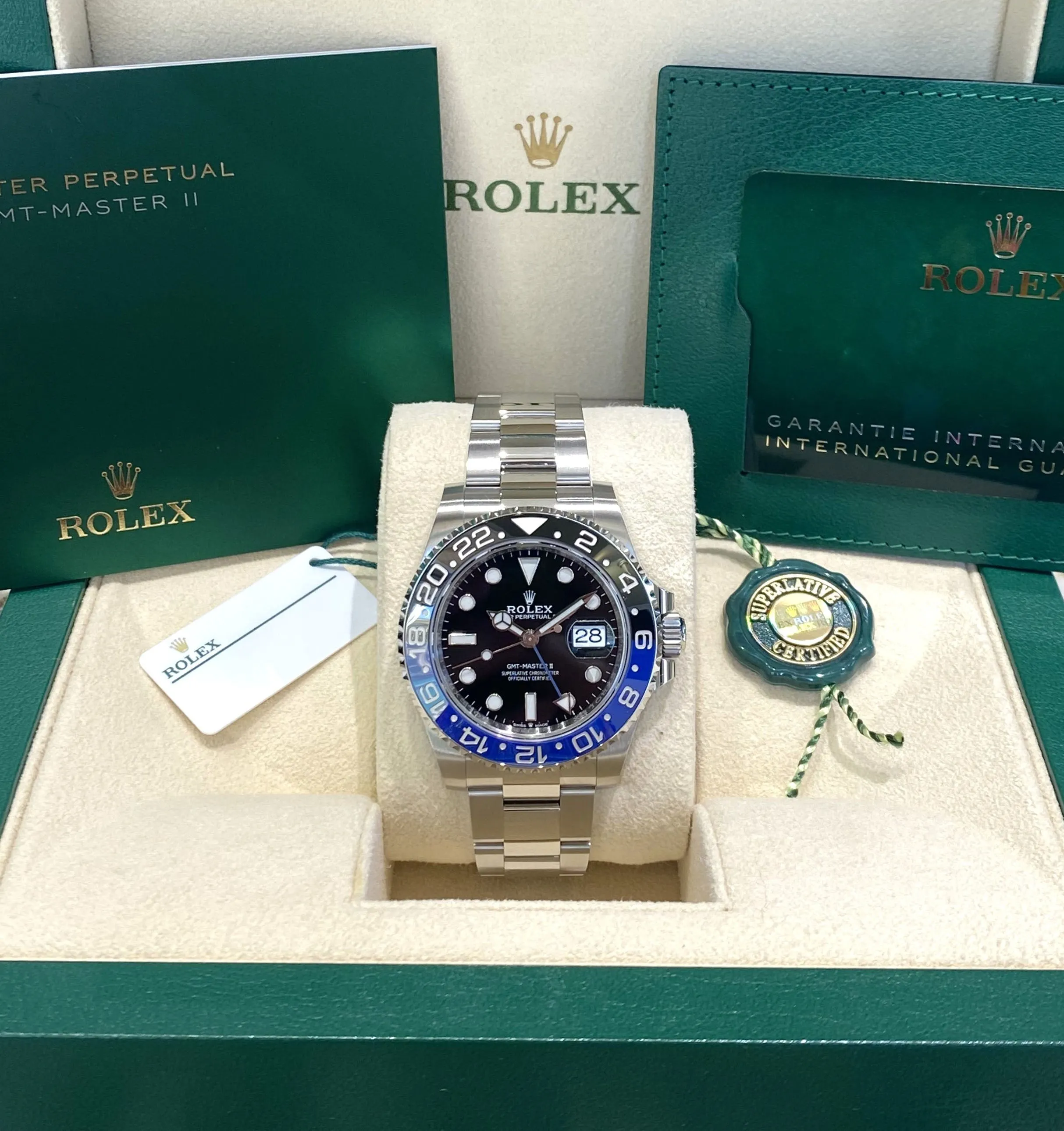 2022 Rolex GMT-Master II Batman 126710BLNR