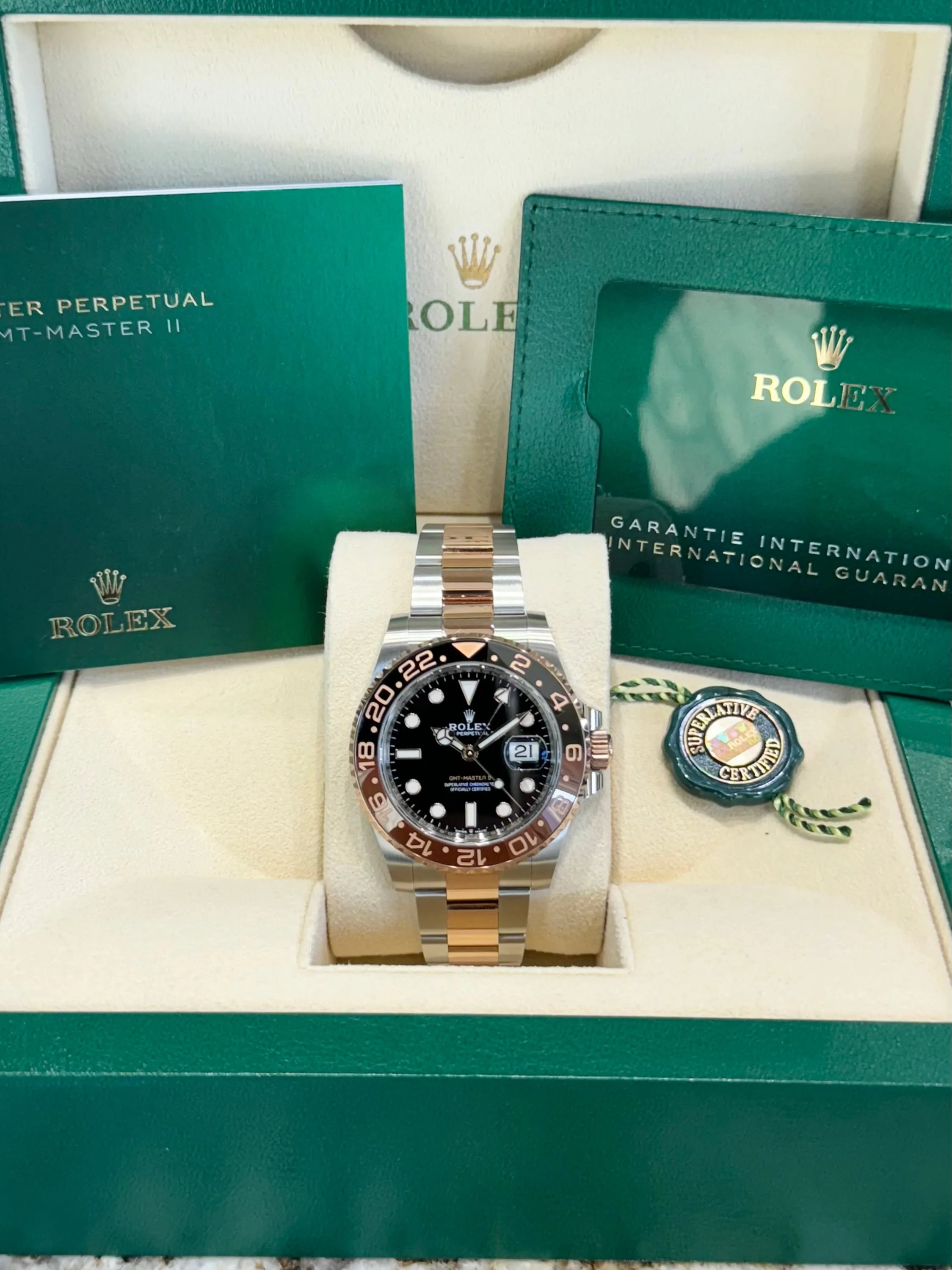 2024 Rolex GMT-Master II Rootbeer 126711CHNR