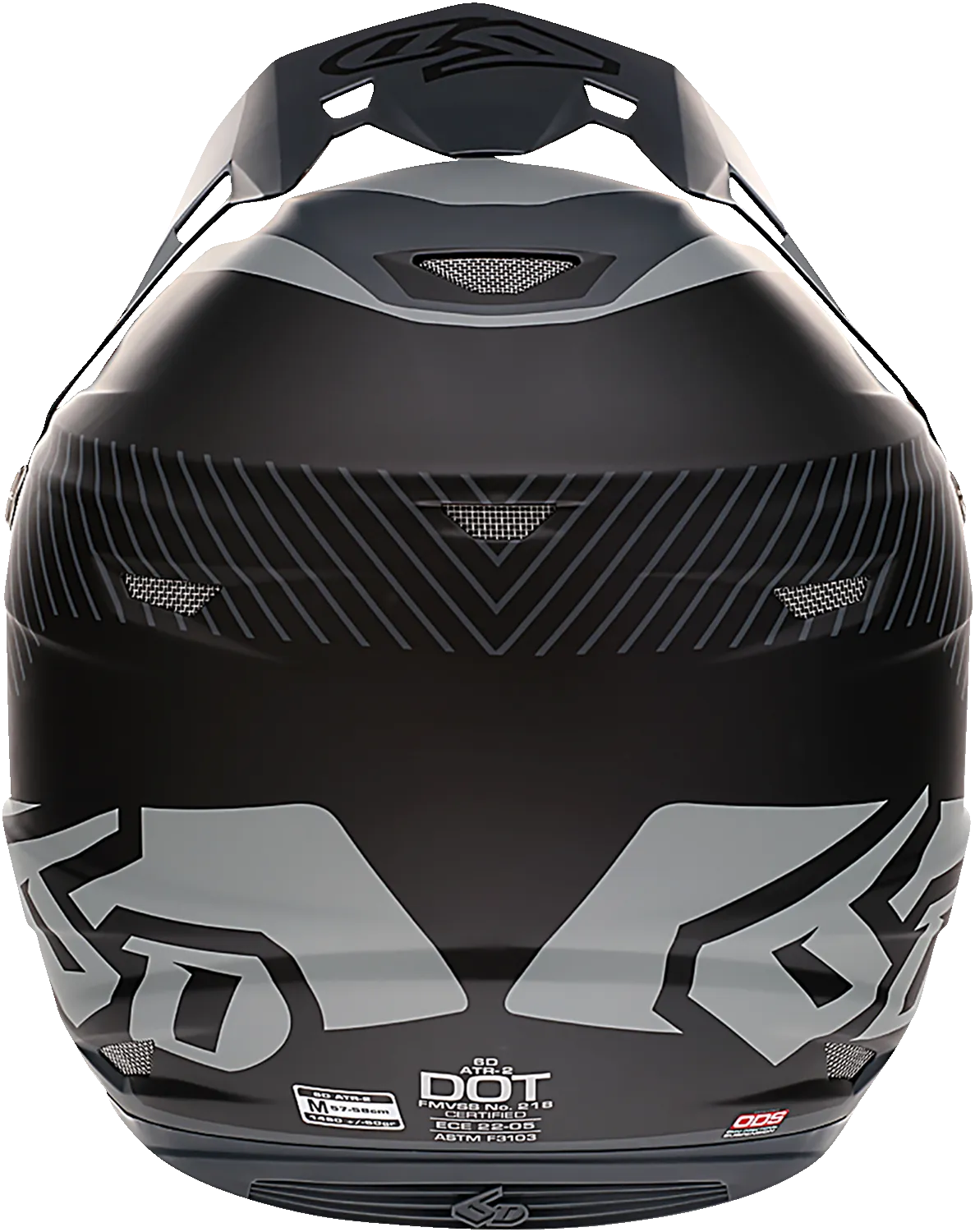 6D ATR-2 Helmet - Fusion - Black - 2XL 12-2909