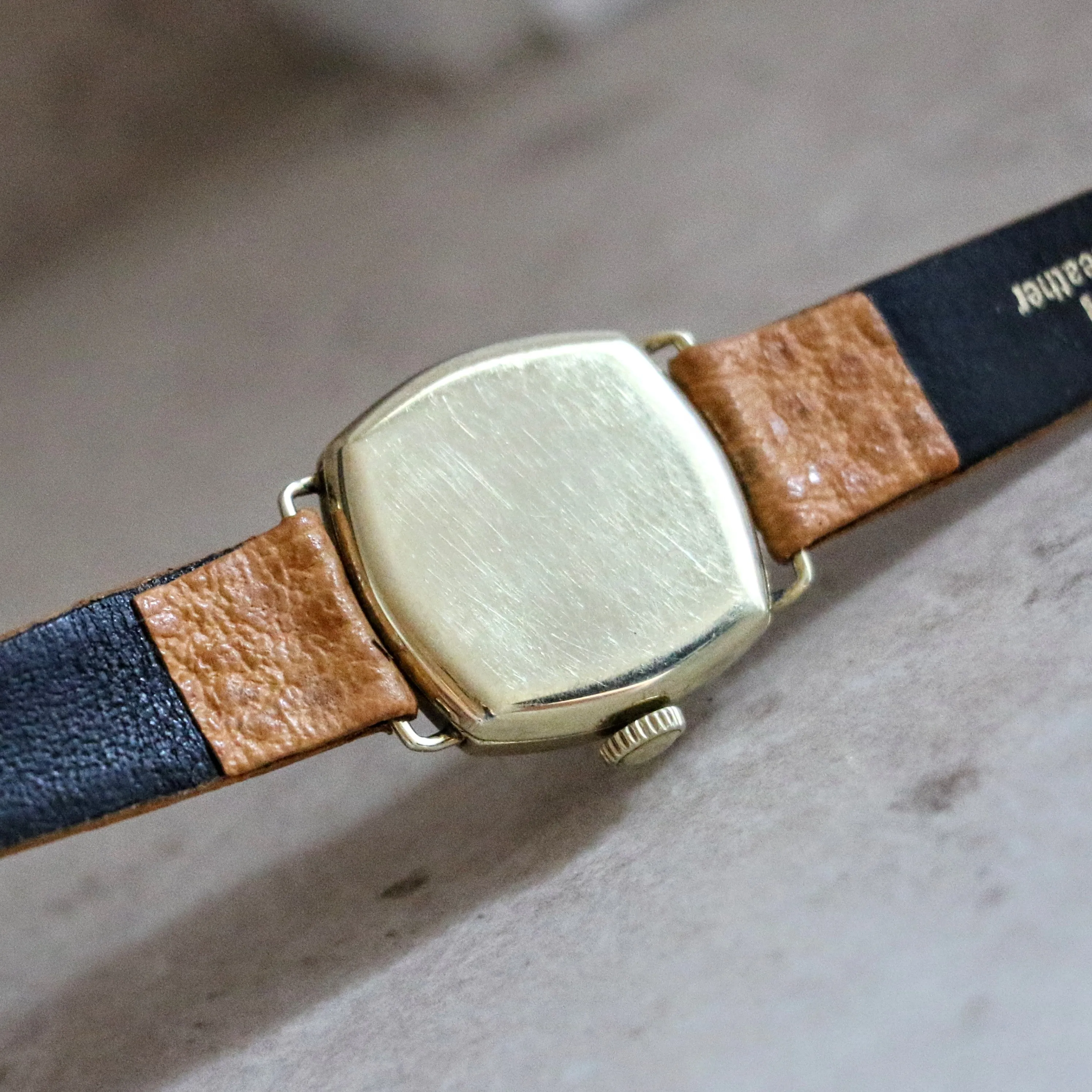 A. LeCoultre & E.Blancpain Fils. Wristwatch 15 Jewels 3 ADJ 14K GOLD Vintage Swiss Watch