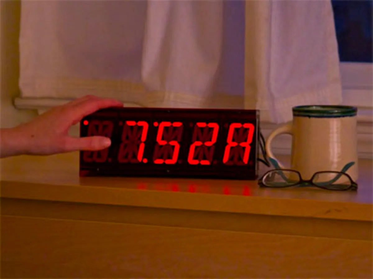 Alpha Clock Five - RED - From Evil Mad Scientist Labs!