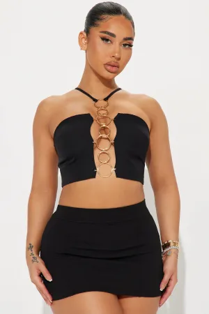 Always A Statement Piece Top - Black Always A Statement Piece Top - Black