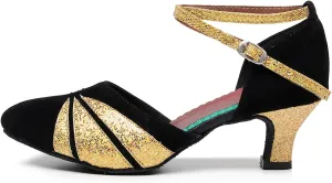 AOQUNFS Women's Latin Dance Shoes Colsed Toe Ballroom Modern Salsa Practice Dance Shoes AOQUNFS Women's Latin Dance Shoes Colsed Toe Ballroom Modern Salsa Practice Dance Shoes