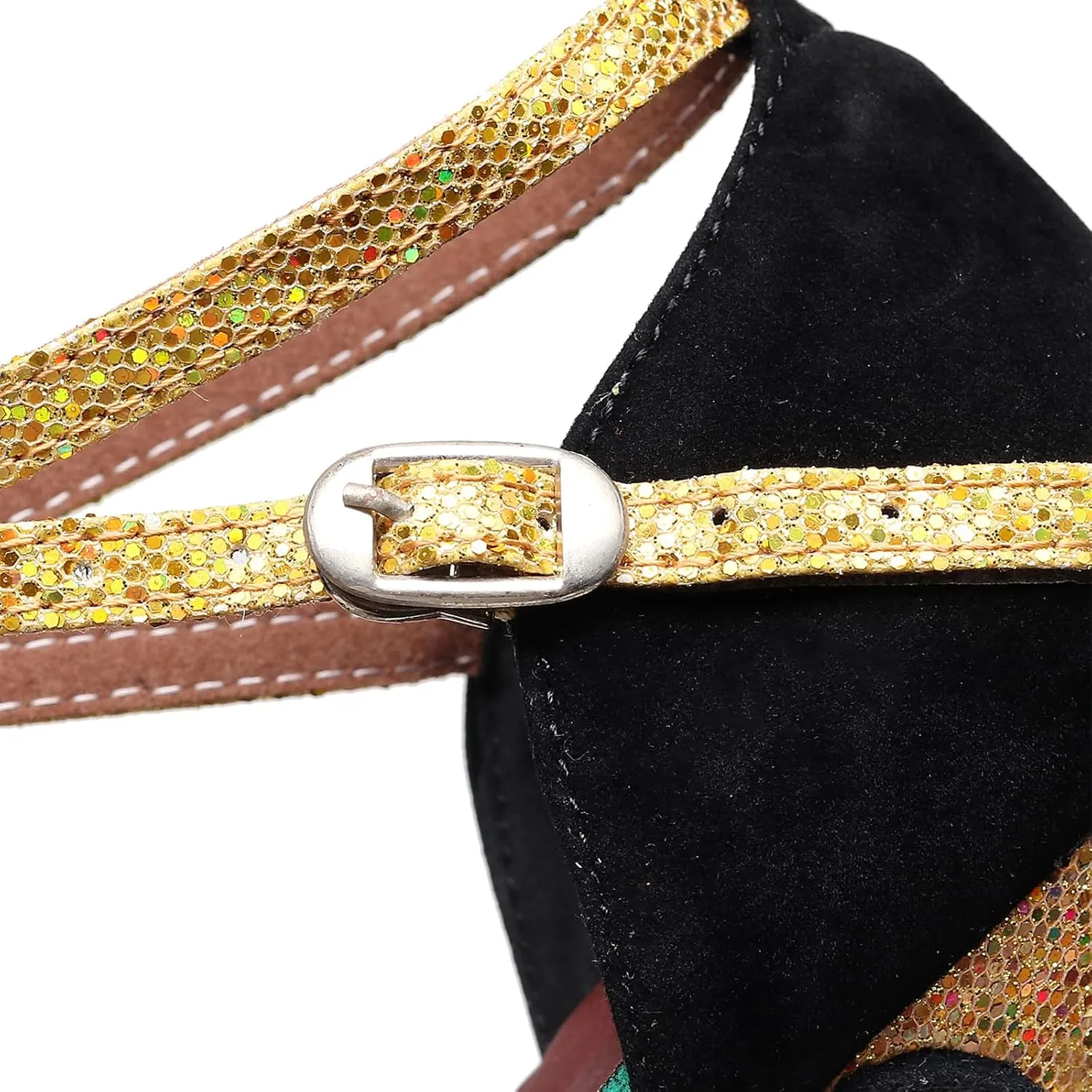 AOQUNFS Women's Latin Dance Shoes Colsed Toe Ballroom Modern Salsa Practice Dance Shoes