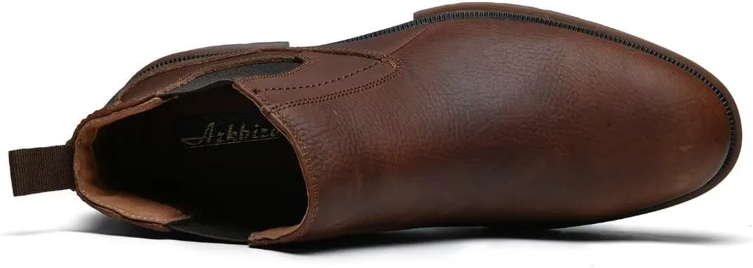 Arkbird Chelsea Ankle Boots for Men Genuine Leather Oxford Casual and Formal Dress Boot