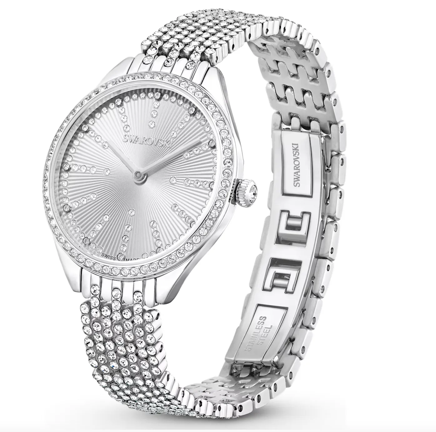 Attract Silver Full Movement Watch