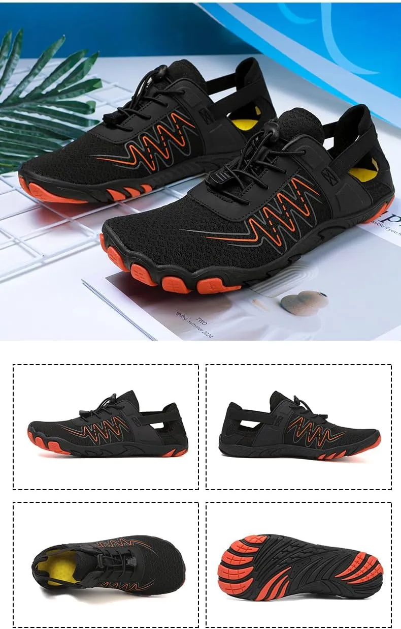 Barefoot Shoes for Women Summer Wide Toe Box Non Slip Hiking Swim Outdoor Beach Breathable Mesh Comfortable Lightweight Zero Drop Sole Quick Dry Cross Trainer Minimalist