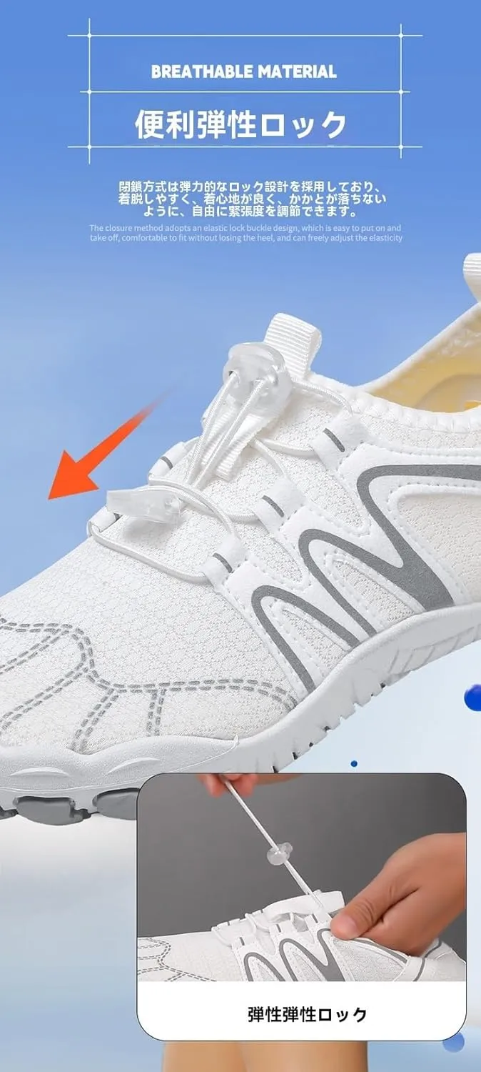 Barefoot Shoes for Women Wide Toe Box Non Slip Hiking Swim Outdoor Beach Breathable Mesh Comfortable Lightweight Zero Drop Sole Quick Dry Cross Trainer Minimalist