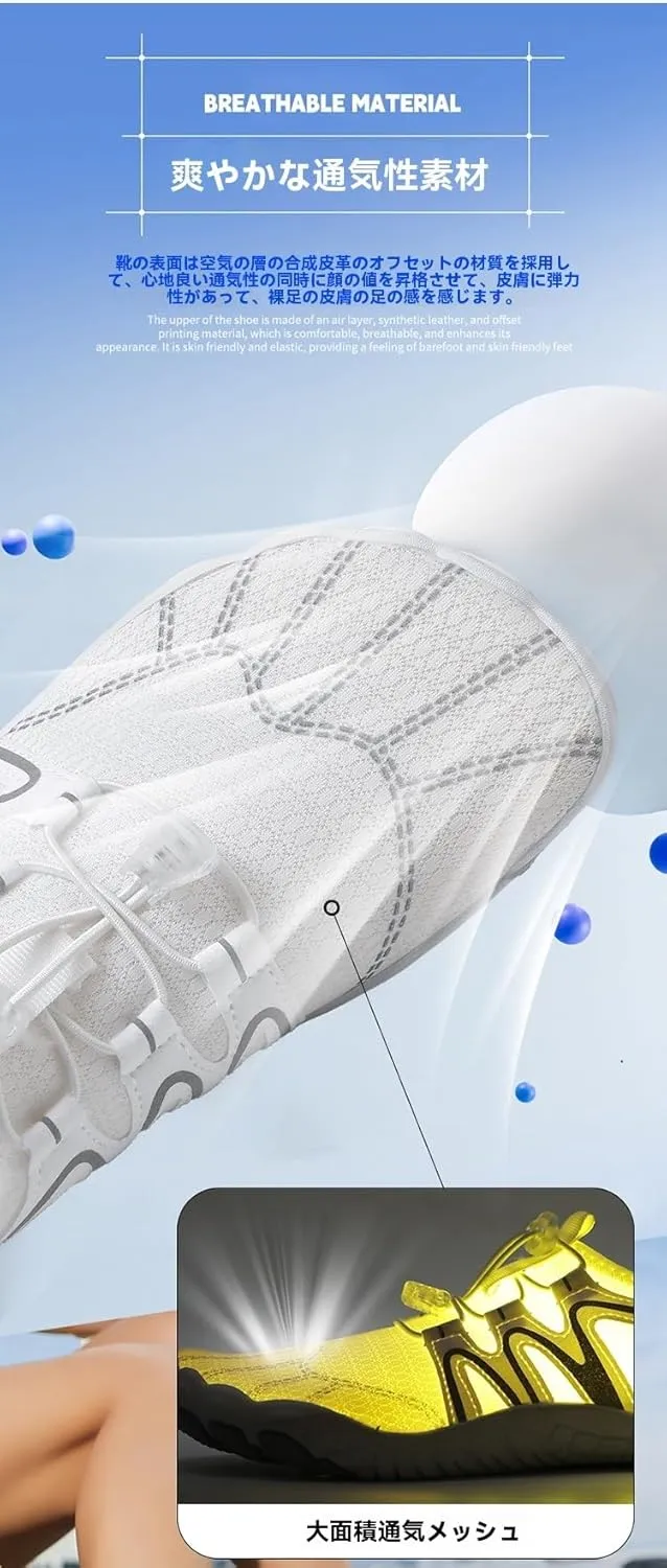 Barefoot Shoes for Women Wide Toe Box Non Slip Hiking Swim Outdoor Beach Breathable Mesh Comfortable Lightweight Zero Drop Sole Quick Dry Cross Trainer Minimalist