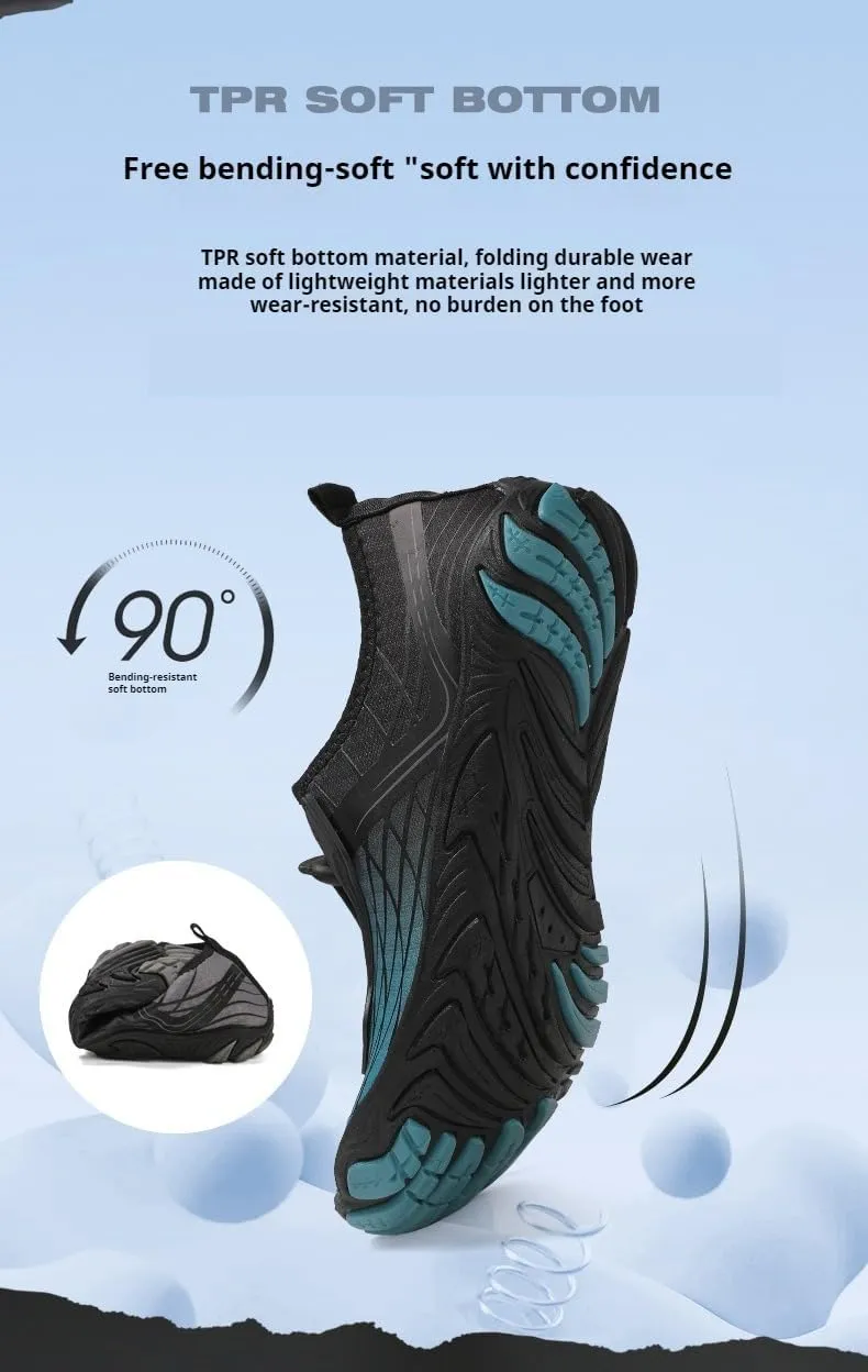 Barefoot Shoes Women Wide Toe Box Non Slip Hiking Walking Outdoor Beach Breathable Mesh Comfortable Lightweight Zero Drop Sole Minimalist Quick Dry Cross Trainer