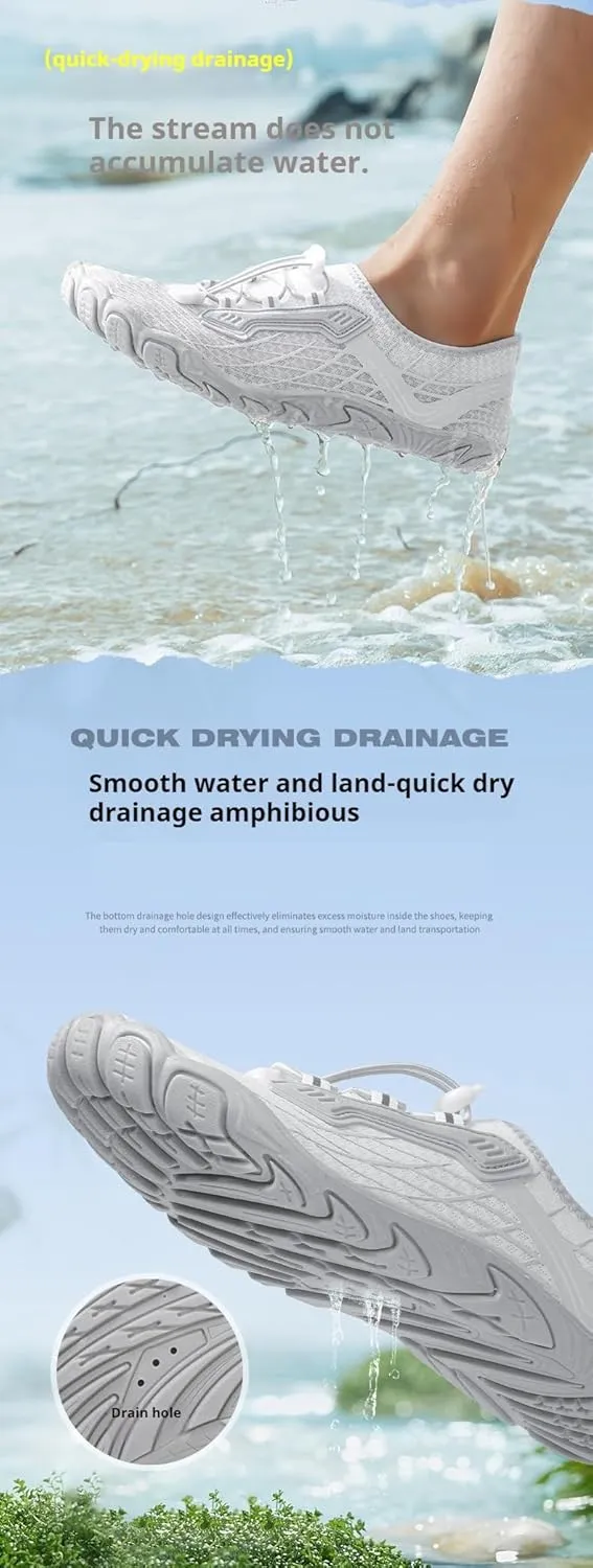 Barefoot Shoes Women Wide Toe Box Non Slip Hiking Walking Outdoor Beach Breathable Mesh Comfortable Lightweight Zero Drop Sole Minimalist Quick Dry Cross Trainer