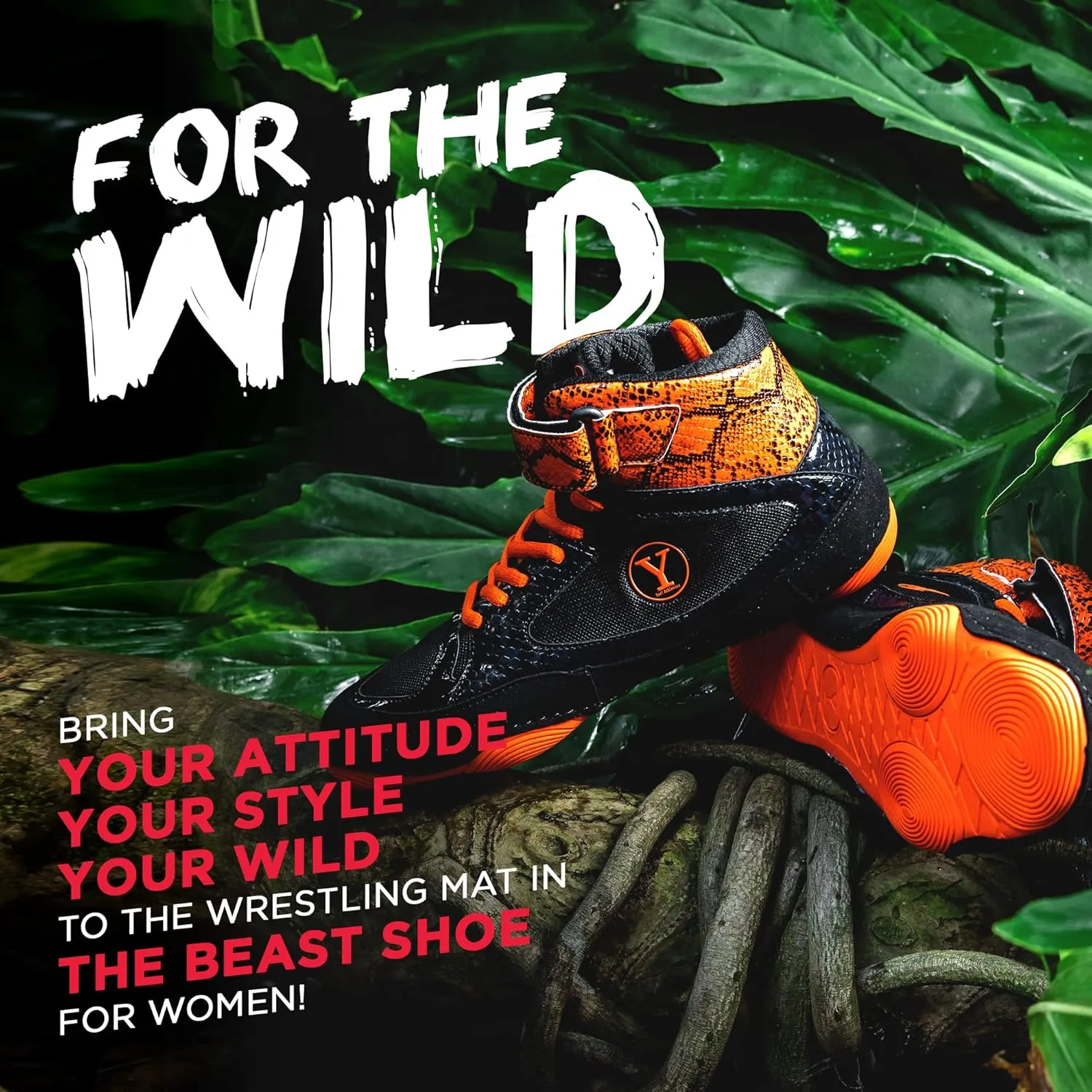 Beast Wrestling Shoes Women Sizes, Lightweight and Breathable Boxing Shoes for Women, Microfiber Suede Leopard Printed Weightlifting Shoes with Hook and Loop Strap