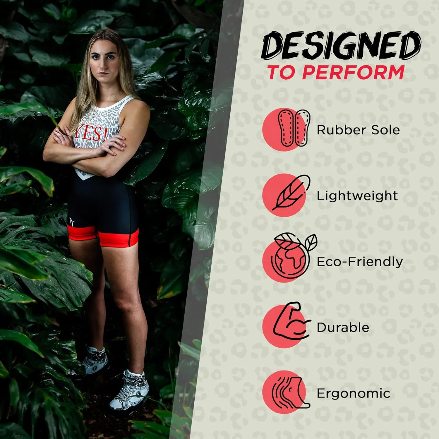 Beast Wrestling Shoes Women Sizes, Lightweight and Breathable Boxing Shoes for Women, Microfiber Suede Leopard Printed Weightlifting Shoes with Hook and Loop Strap