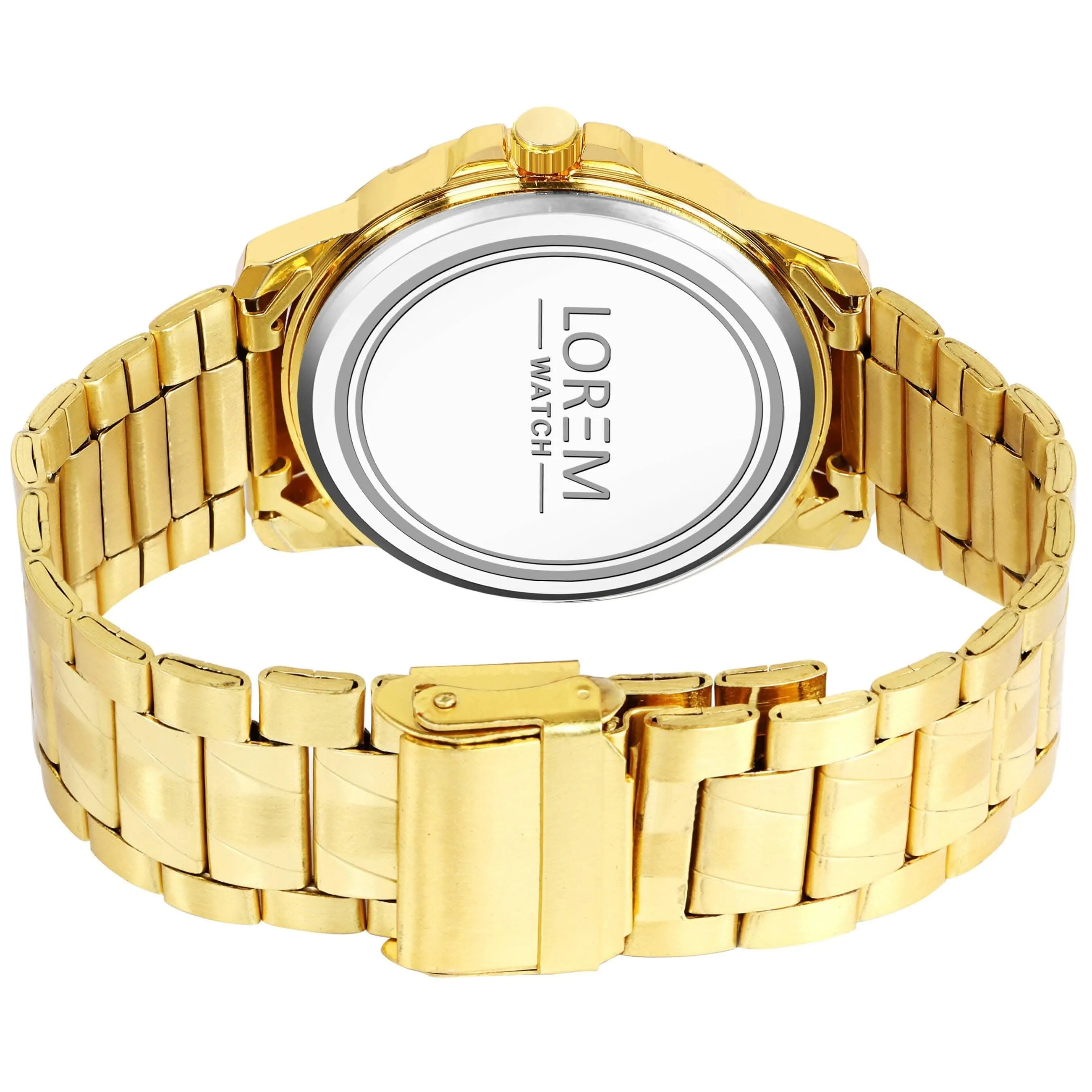 Black Day-Date Function Casual Analog Watch For Men LR132