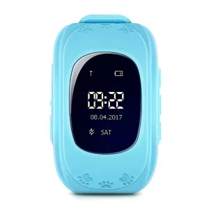 Blue Q50 Kids GPS Smart Watch with Call Function