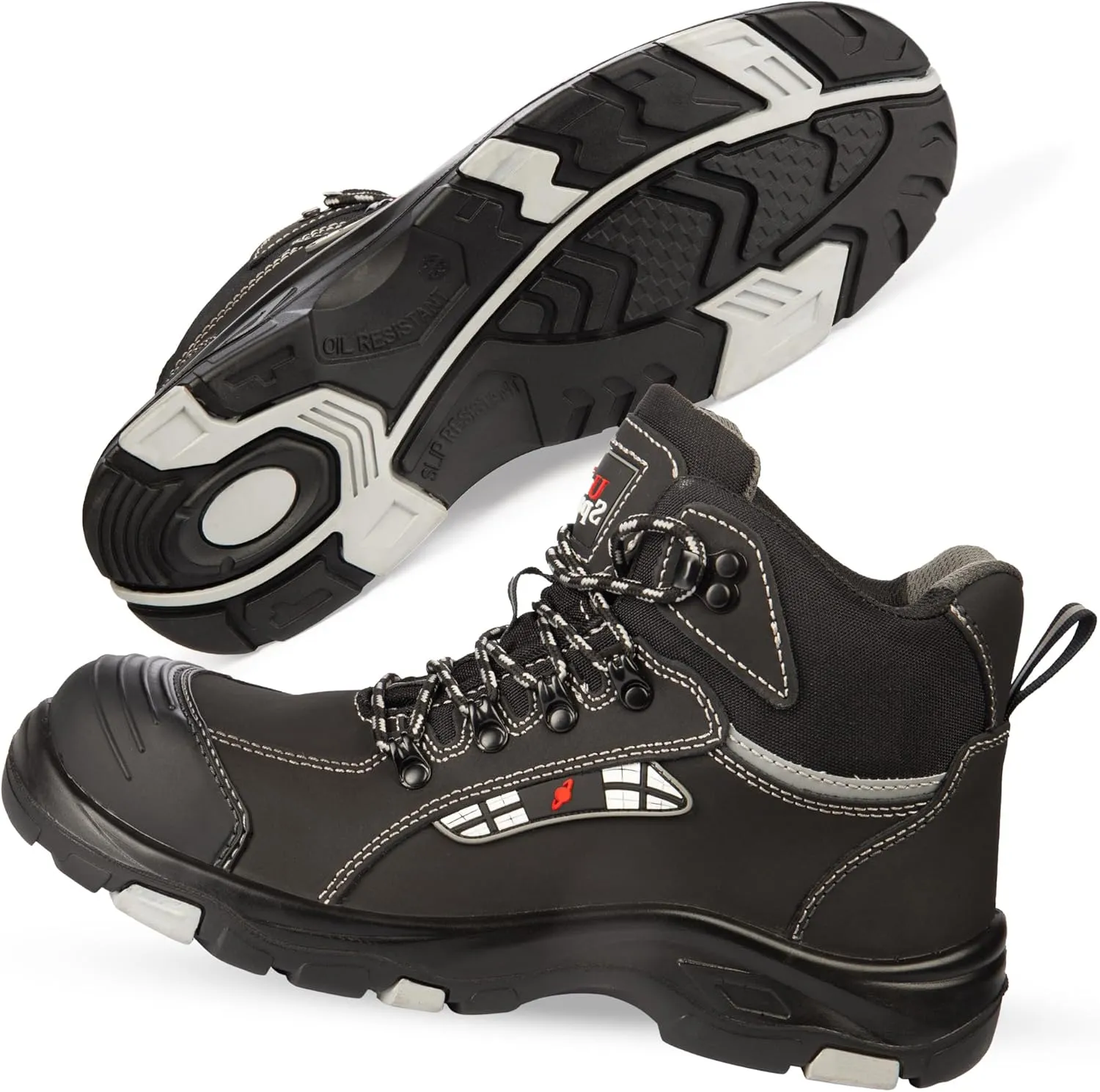 BOOTS UNIONSPACE Modern Work Boots with Composite Safety Toe and Puncture-Proof Kevlar Sole