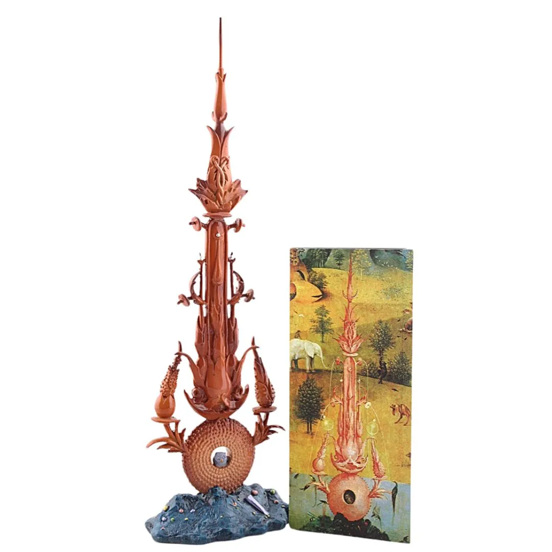 Bosch Garden of Earthly Delights Paradise Fountain Statue – 12”H Museum Replica