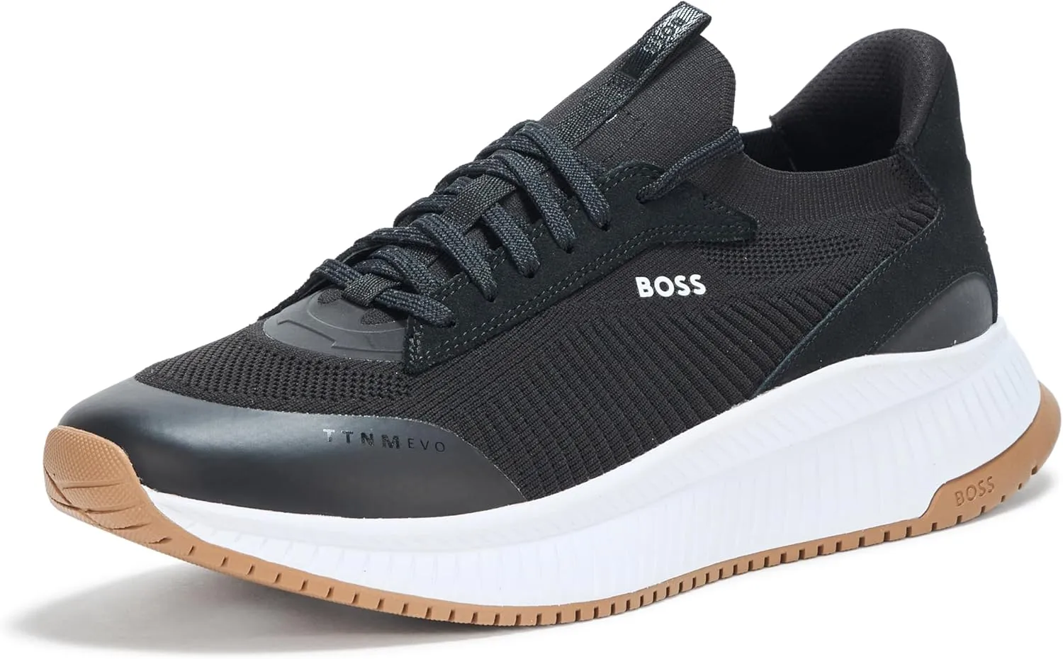 BOSS Men's Modern Knit Structure Running Sneaker