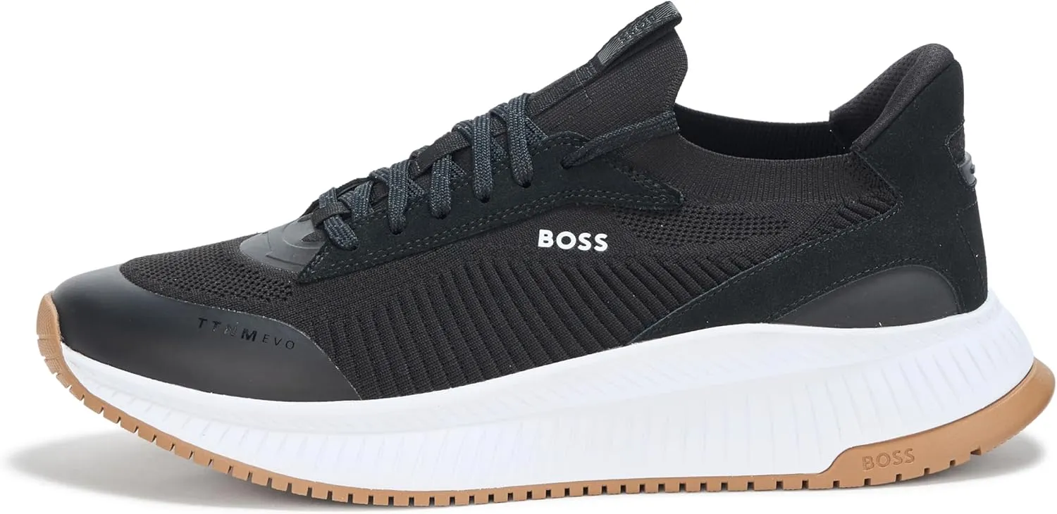 BOSS Men's Modern Knit Structure Running Sneaker