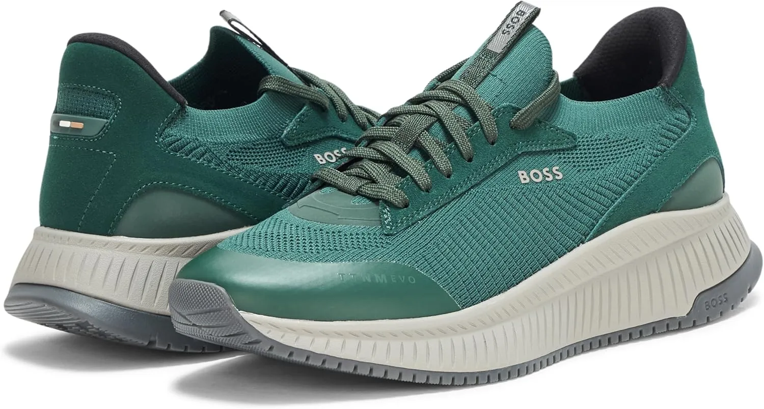 BOSS Men's Modern Knit Structure Running Sneaker