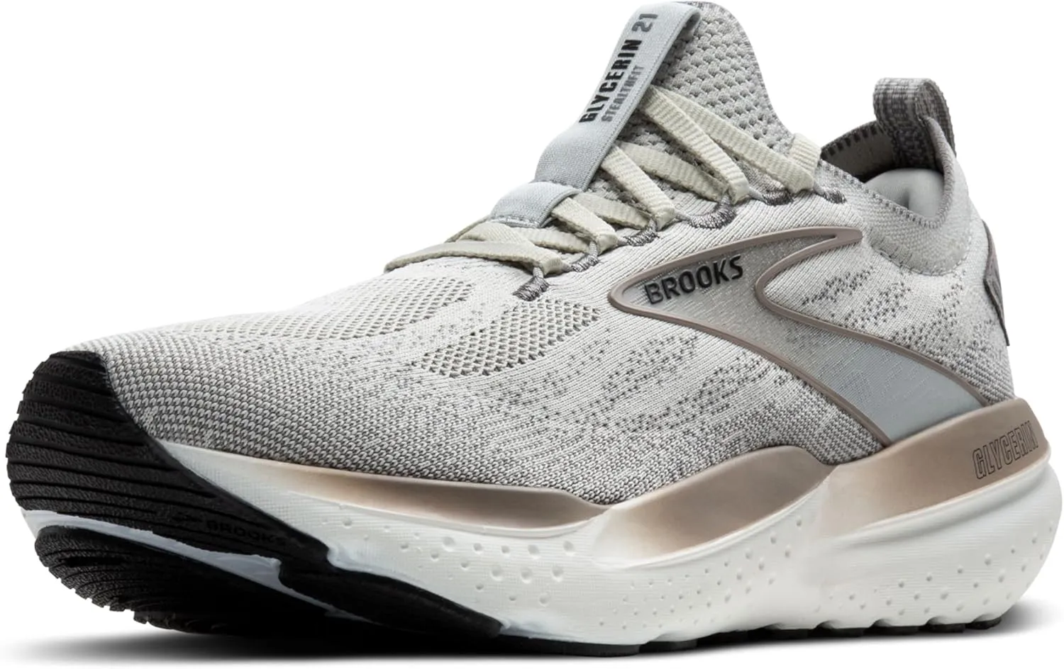 Brooks Mens Glycerin Stealthfit 21 Neutral Running Shoe