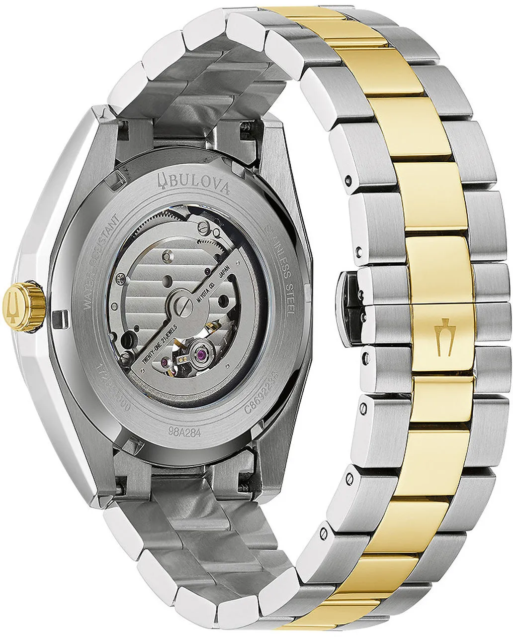 Bulova Classic Automatic Surveyor Two-Toned Stainless Steel Men's Watch 98A284