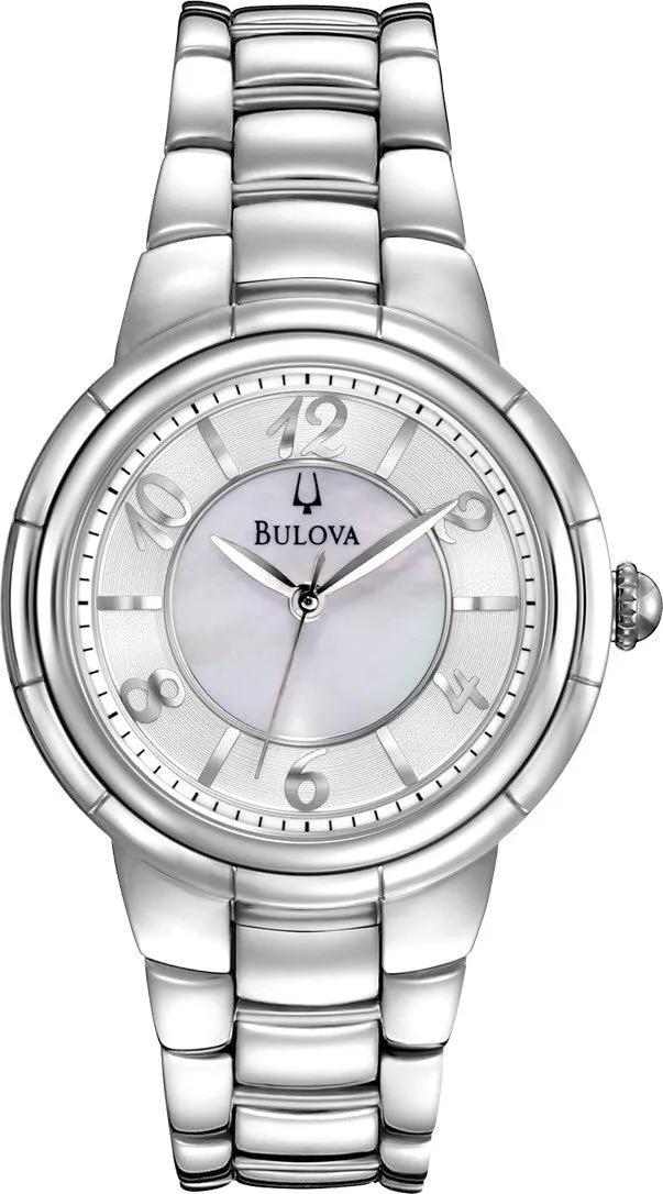 Bulova Watch Ladies Diamond Dress Rosedale