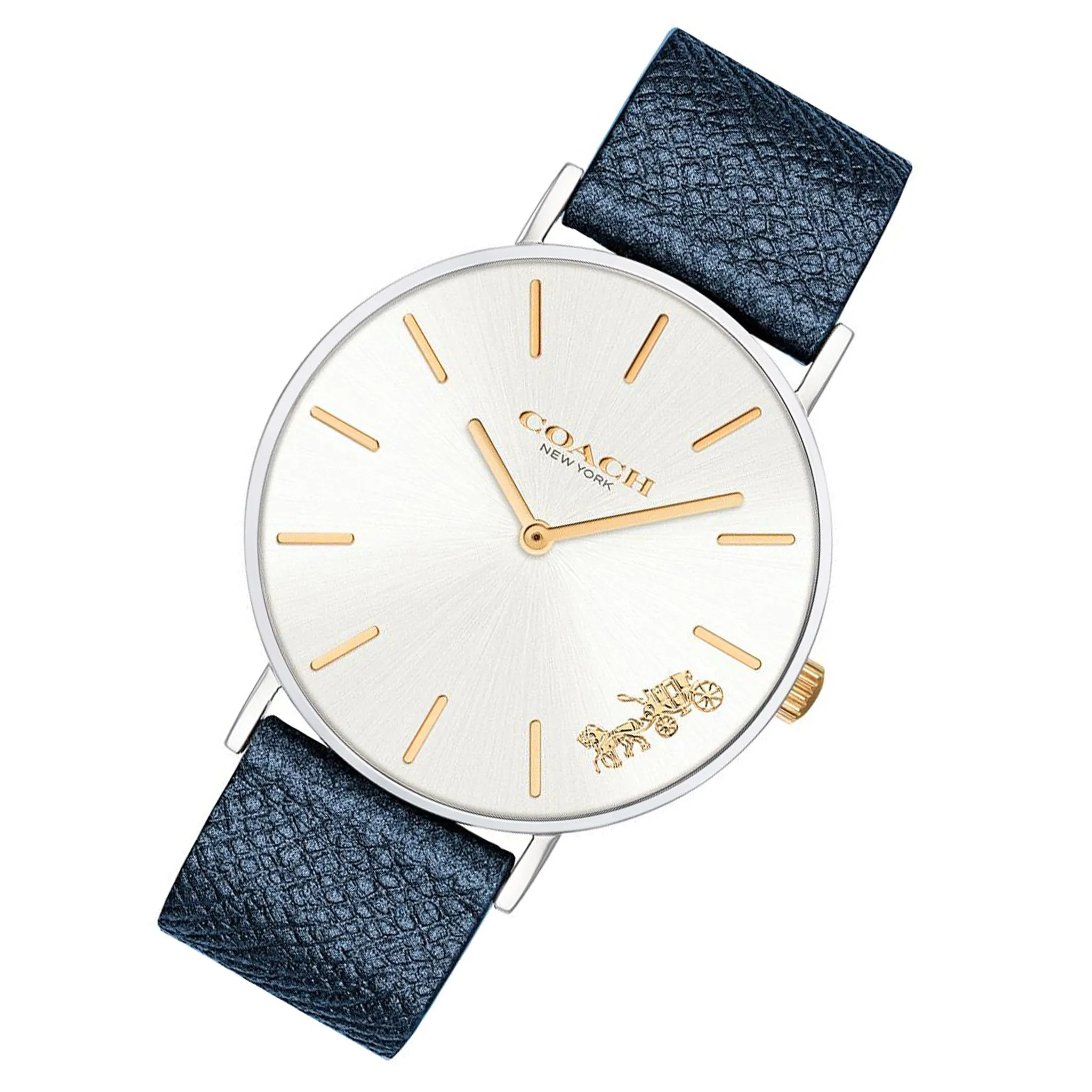 Coach Perry Blue Leather Women's Watch - 14503156