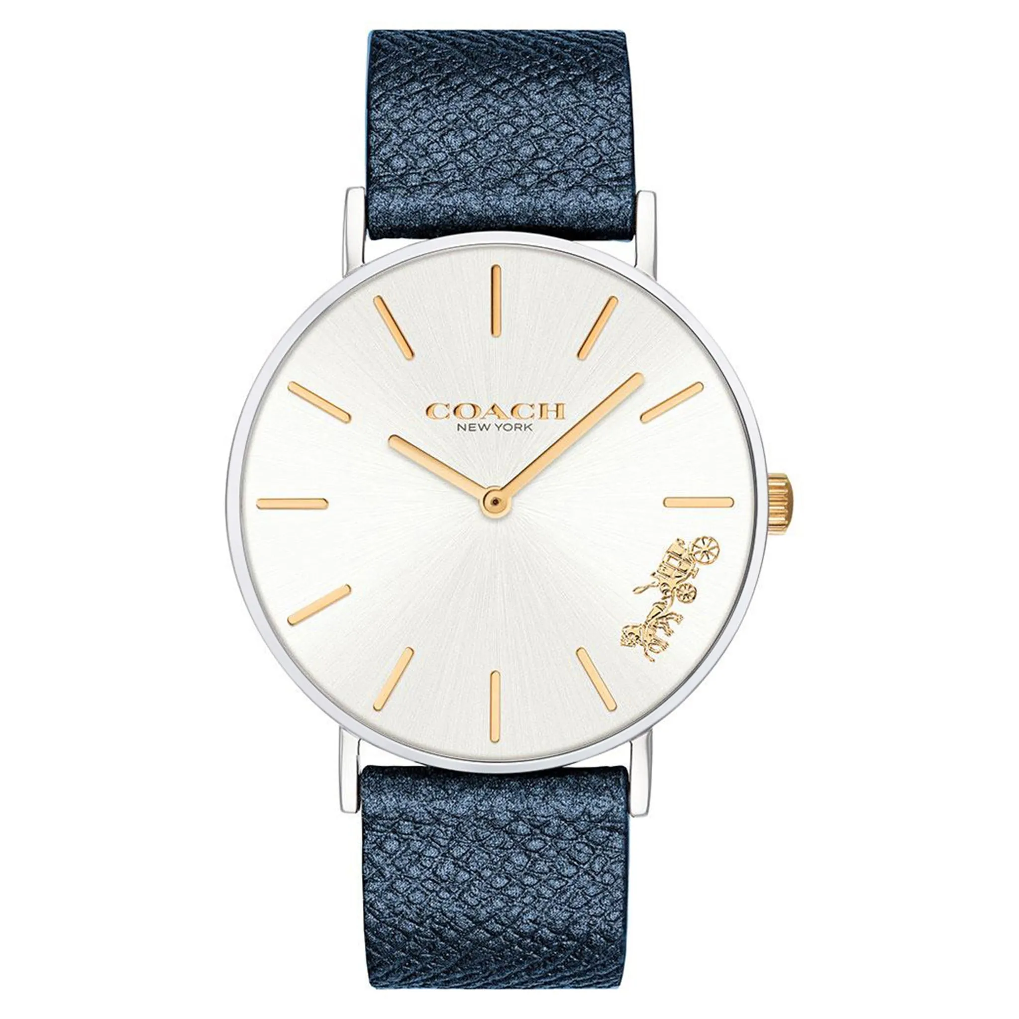 Coach Perry Blue Leather Women's Watch - 14503156