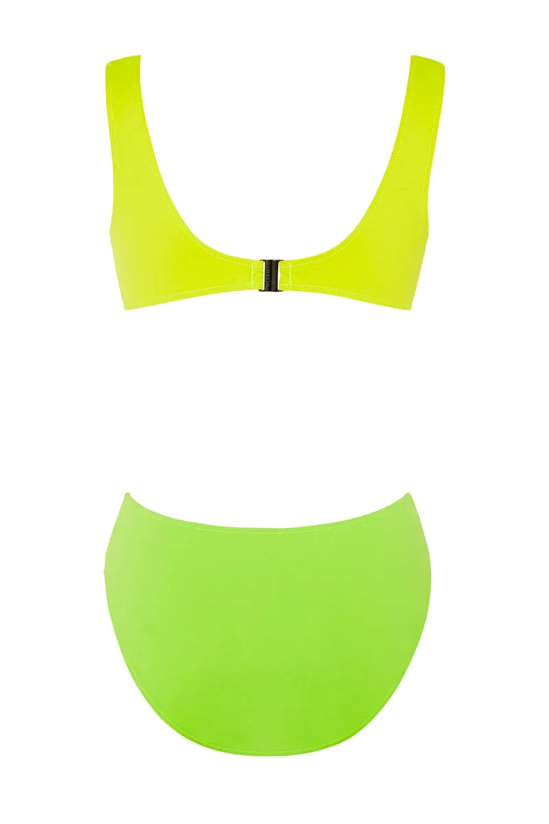 Cora One Piece - Chartreuse