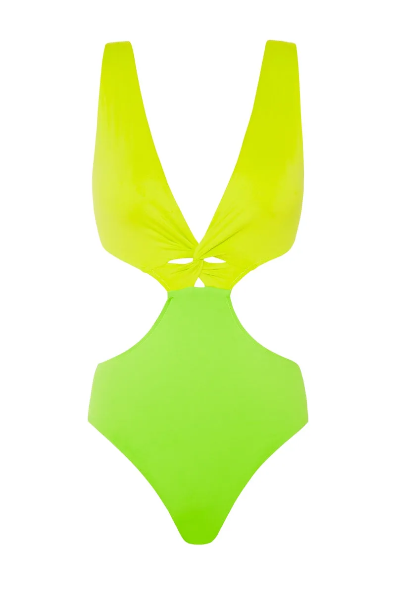 Cora One Piece - Chartreuse