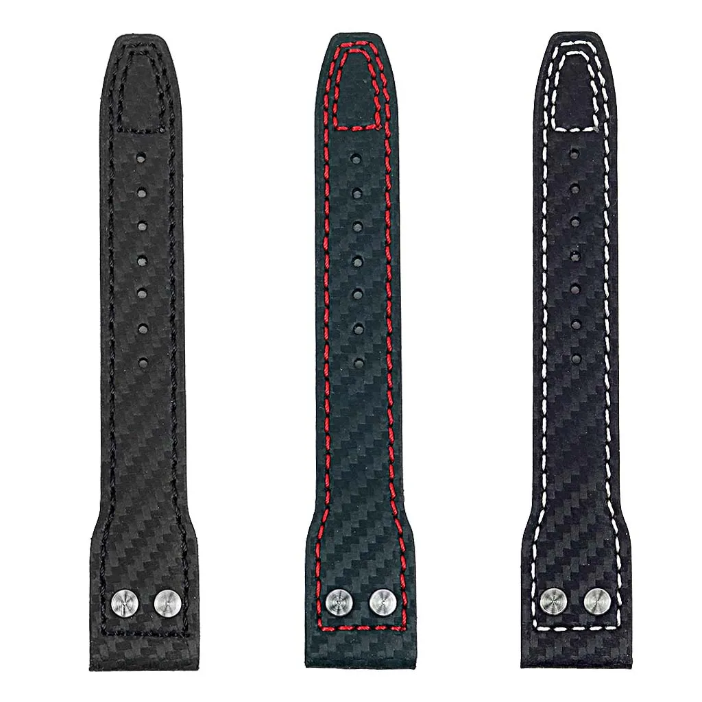 DASSARI Mirage Carbon Fiber Strap w/ Rivets