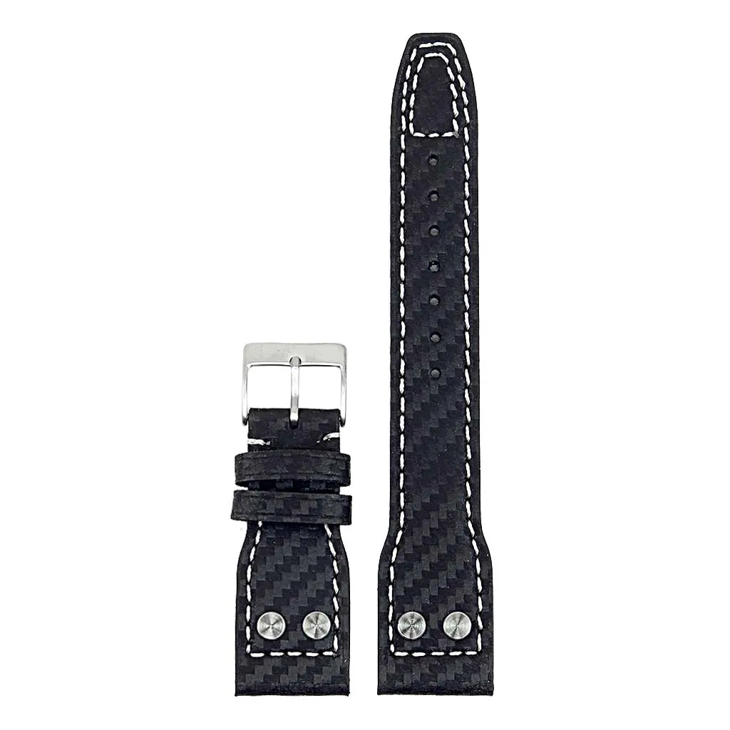 DASSARI Mirage Carbon Fiber Strap w/ Rivets