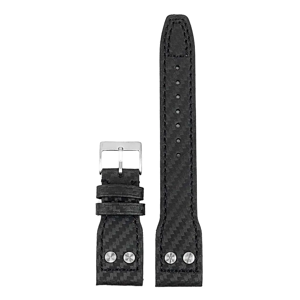 DASSARI Mirage Carbon Fiber Strap w/ Rivets