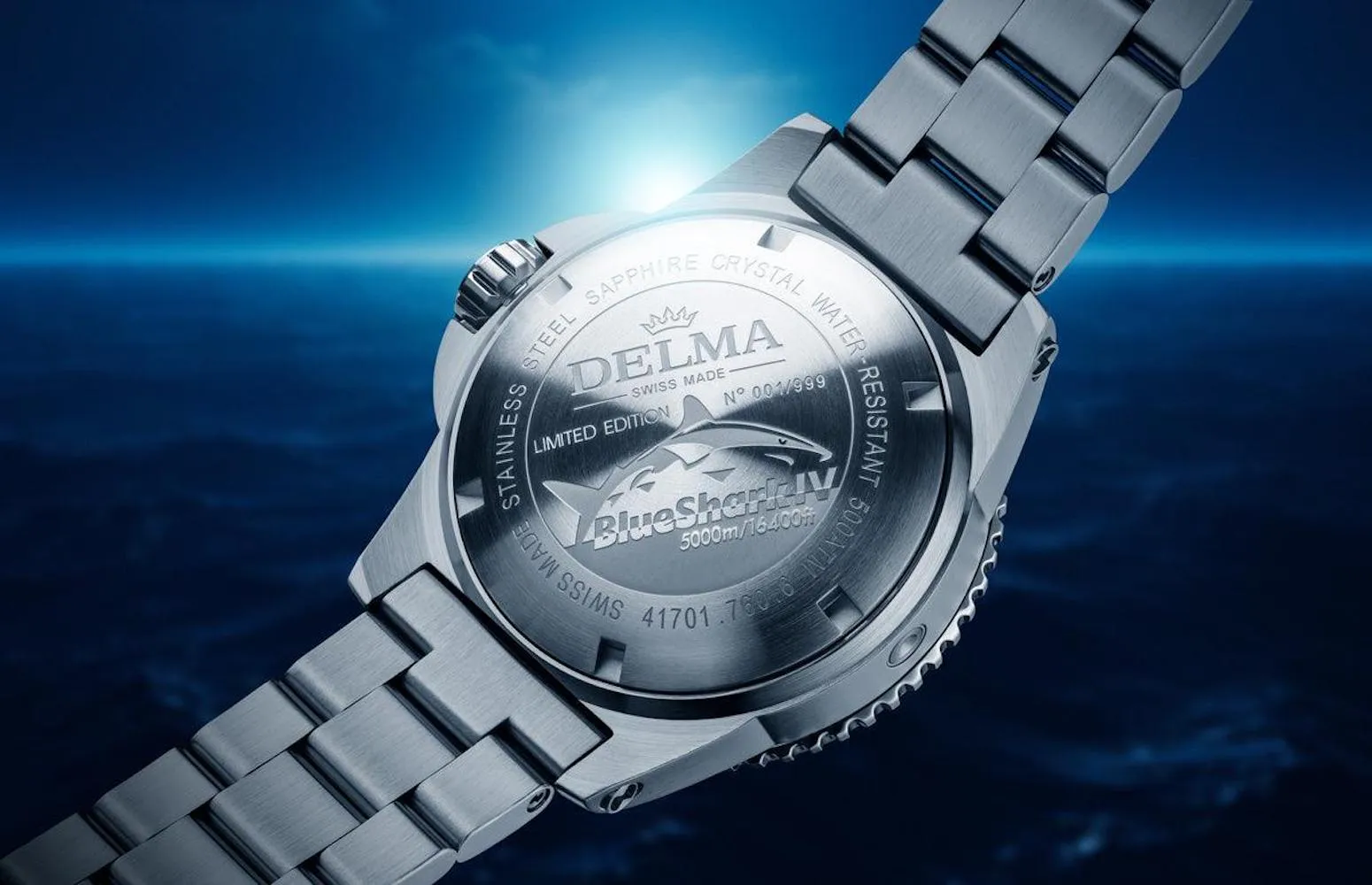 Delma Blue Shark IV Orange Limited Edition