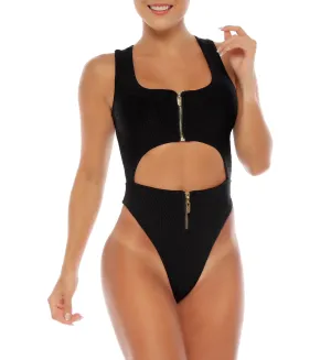 DEREK ONE PIECE HIGH LEG BLACK DEREK ONE PIECE HIGH LEG BLACK