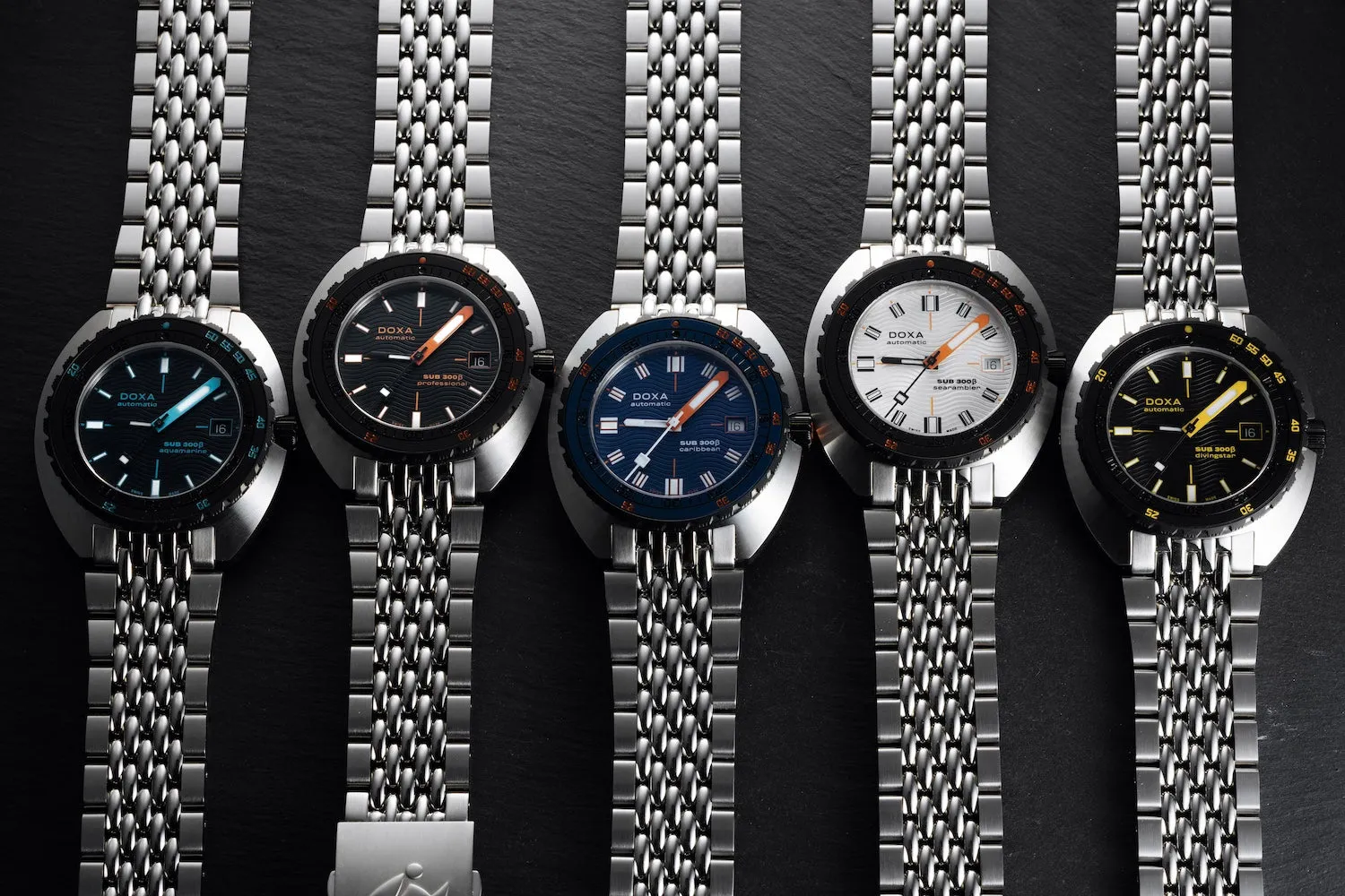 Doxa SUB 300 Beta Ceramic Steel Searambler Bracelet