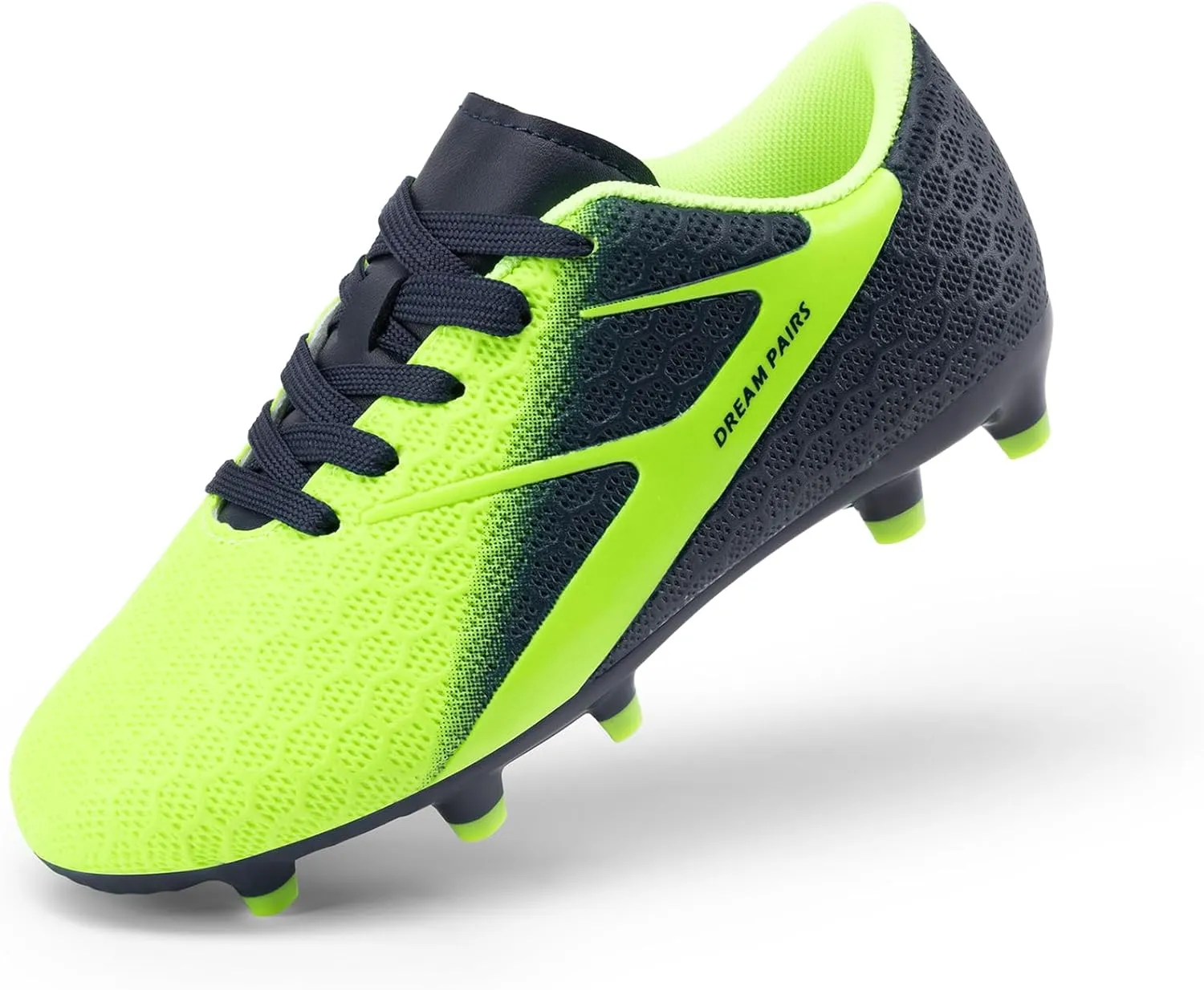 DREAM PAIRS Boys Girls Soccer Cleats Kids Firm Groud Football Toddler Youth Athletic Outdoor Training Shoes for Little/Big Kid