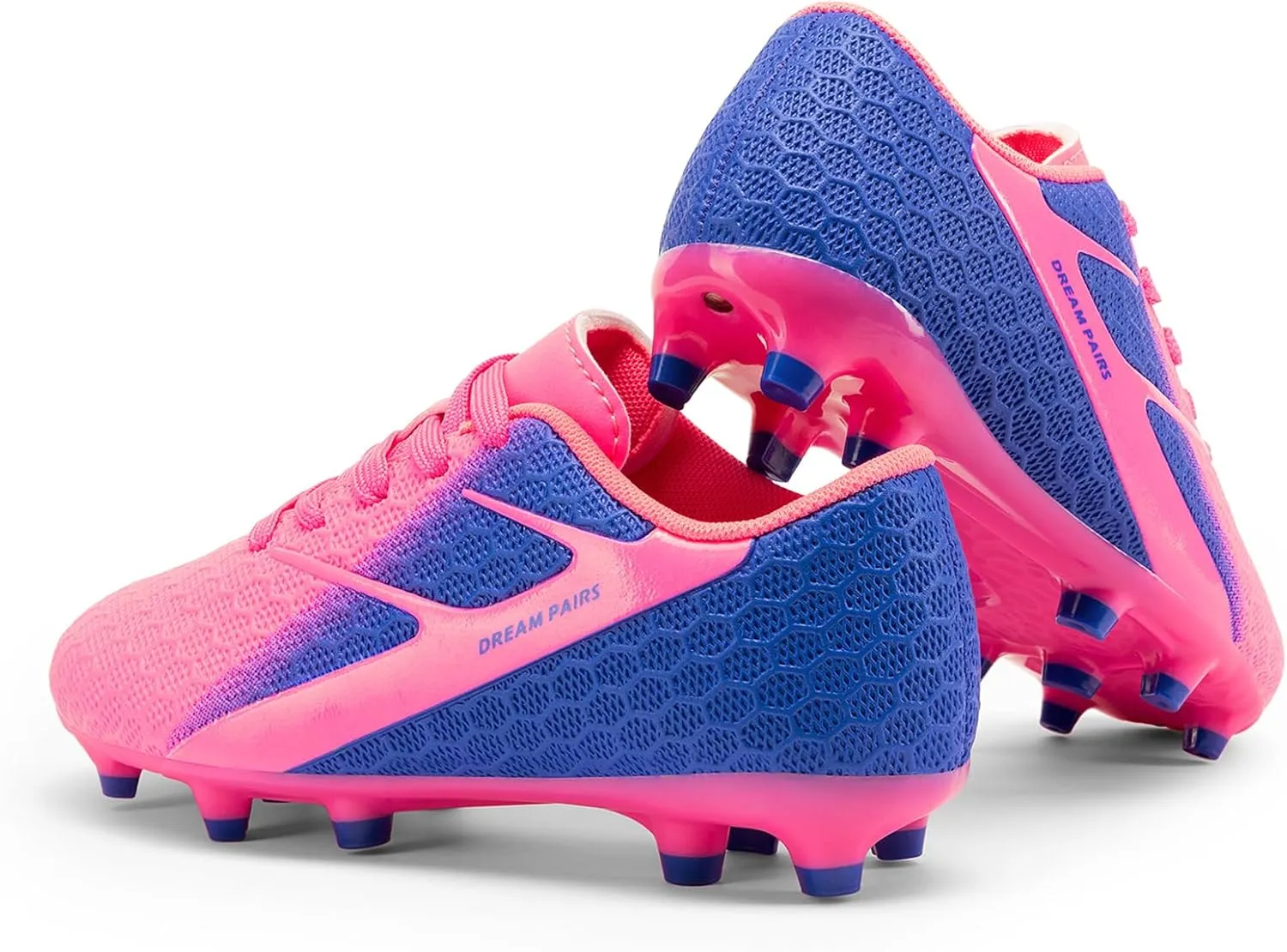 DREAM PAIRS Boys Girls Soccer Cleats Kids Firm Groud Football Toddler Youth Athletic Outdoor Training Shoes for Little/Big Kid