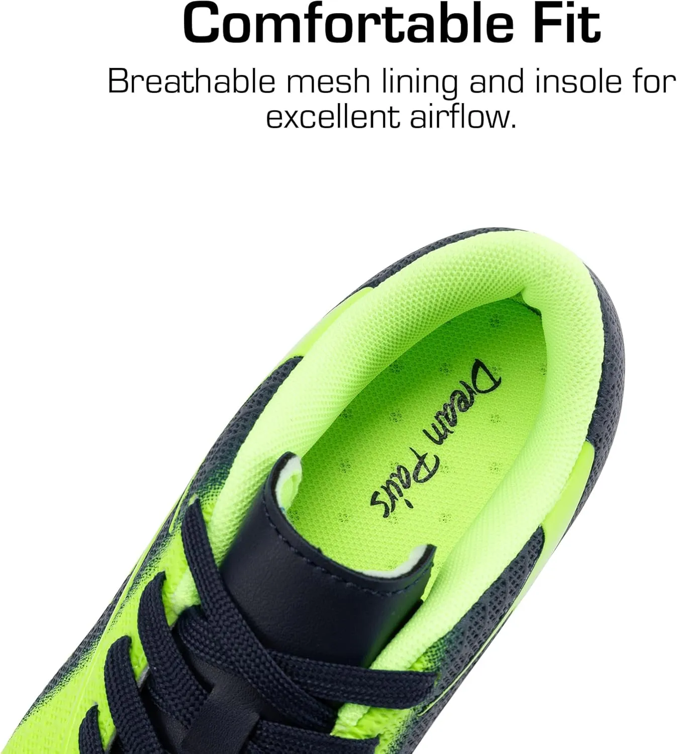 DREAM PAIRS Boys Girls Soccer Cleats Kids Firm Groud Football Toddler Youth Athletic Outdoor Training Shoes for Little/Big Kid