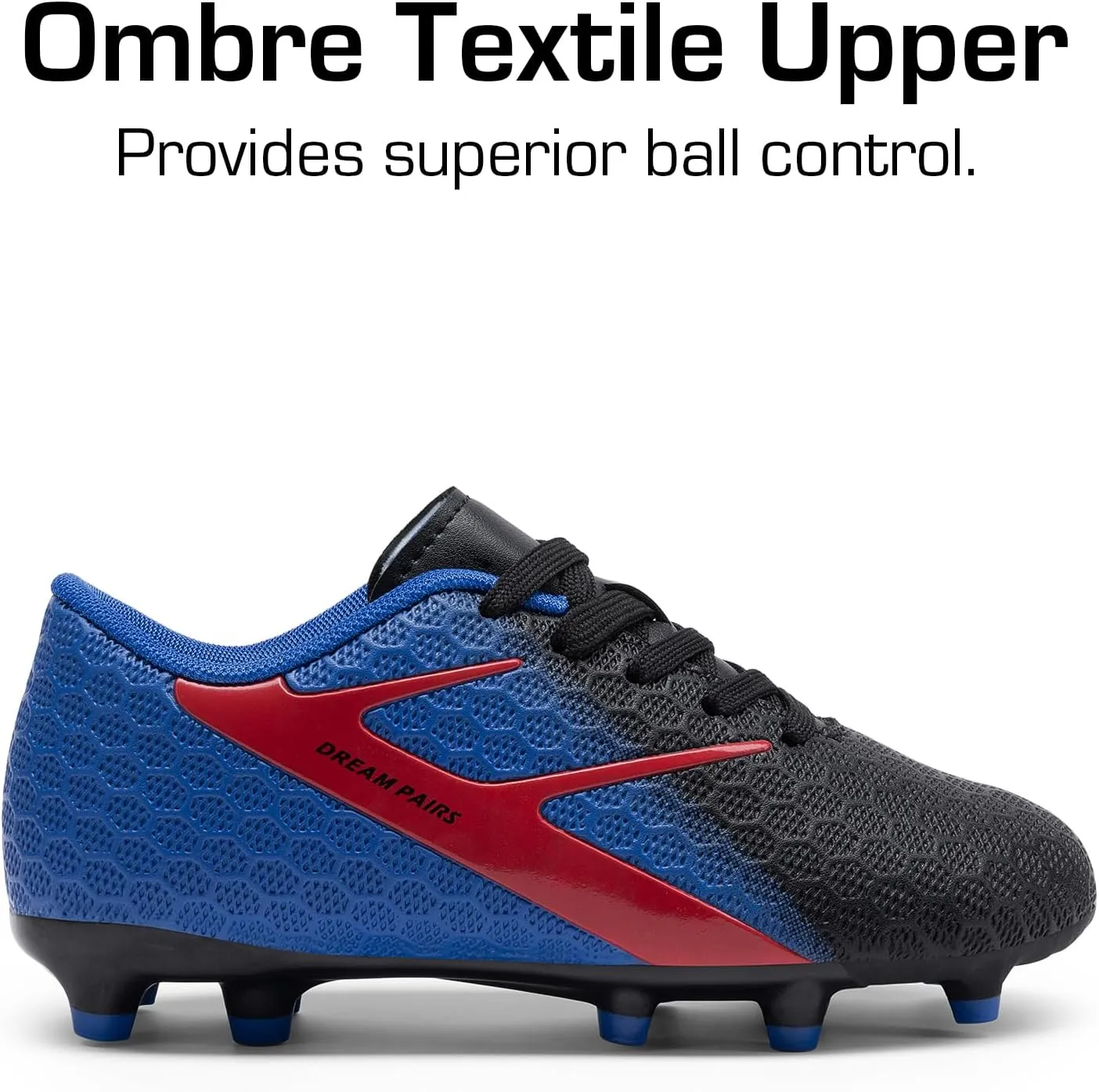 DREAM PAIRS Boys Girls Soccer Cleats Kids Firm Groud Football Toddler Youth Athletic Outdoor Training Shoes for Little/Big Kid