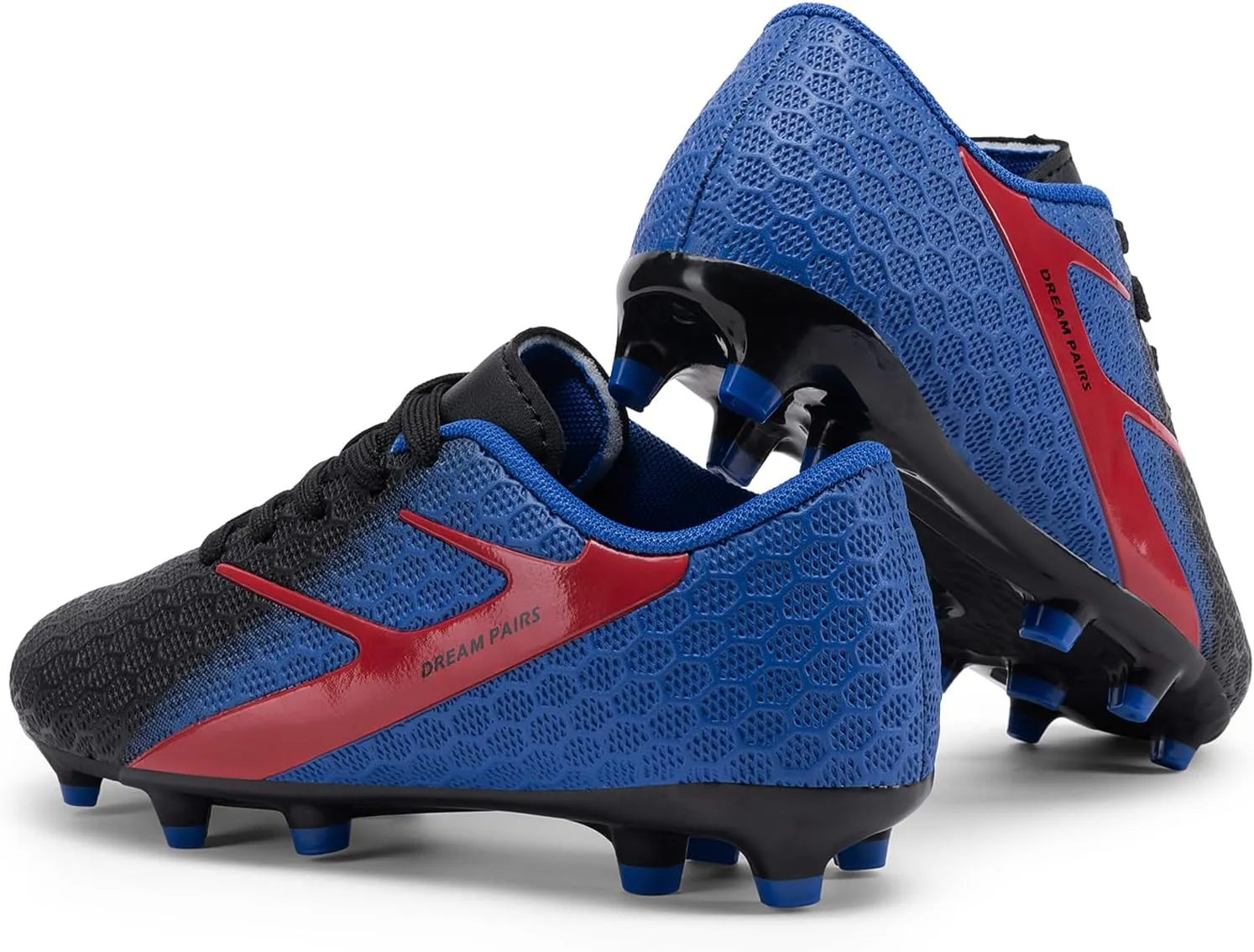 DREAM PAIRS Boys Girls Soccer Cleats Kids Firm Groud Football Toddler Youth Athletic Outdoor Training Shoes for Little/Big Kid