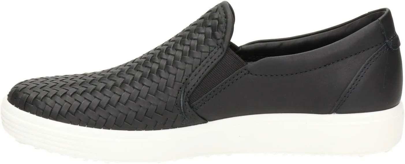 ECCO Womens Soft 7 Woven Slip On 2.0 Sneaker